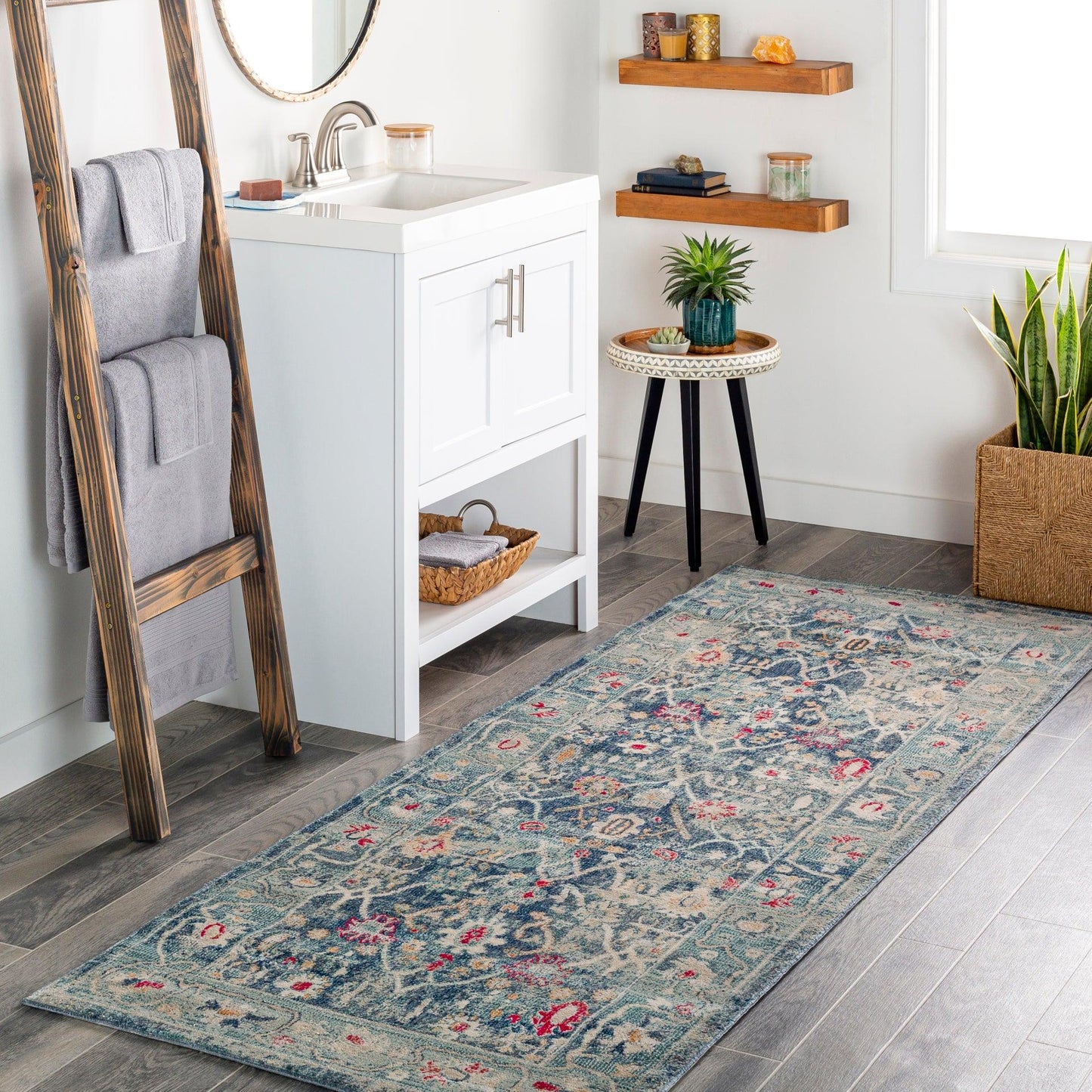 Bohemian Machine Woven Rug Livabliss Bohemian