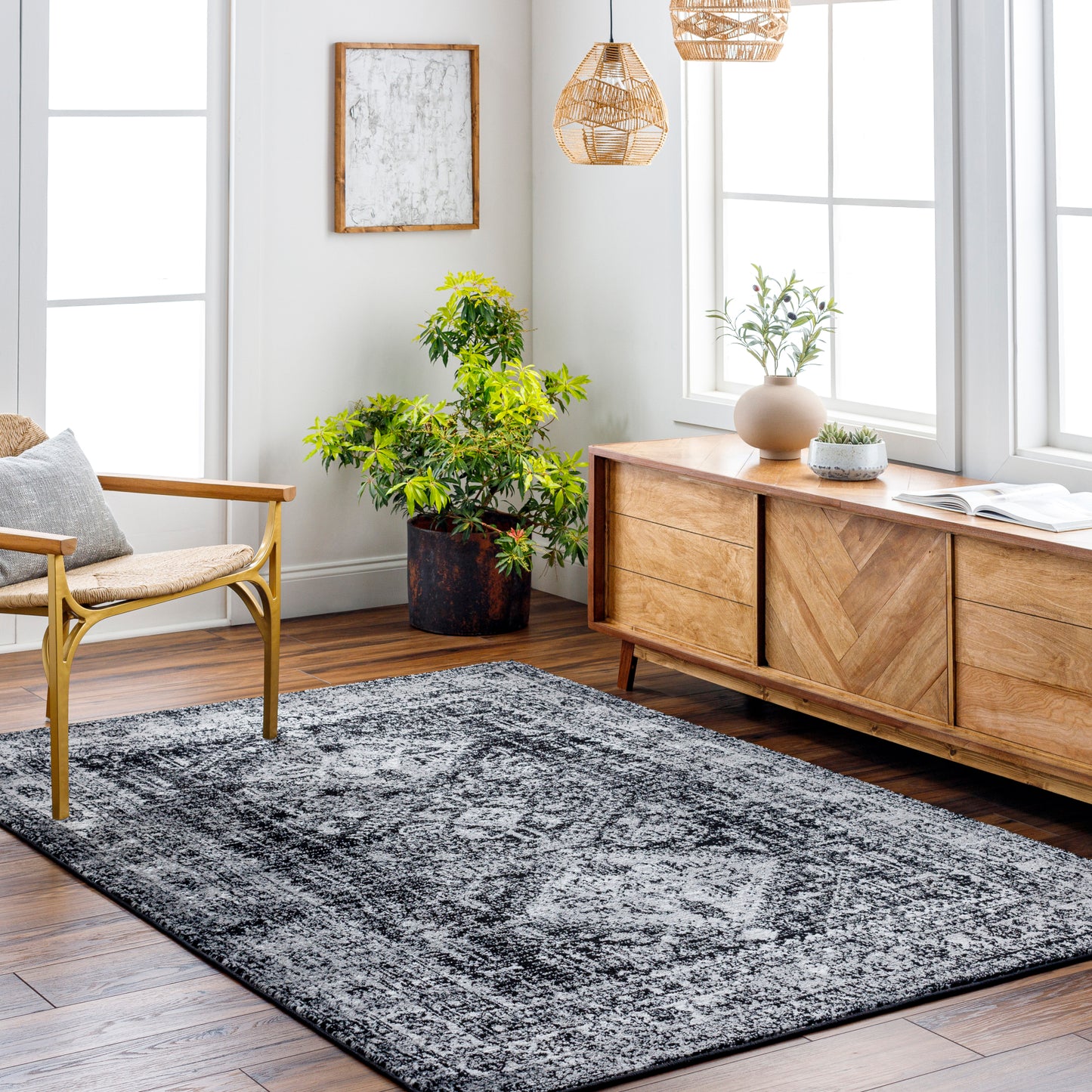 Monte Carlo Machine Woven Rug Livabliss Monte Carlo