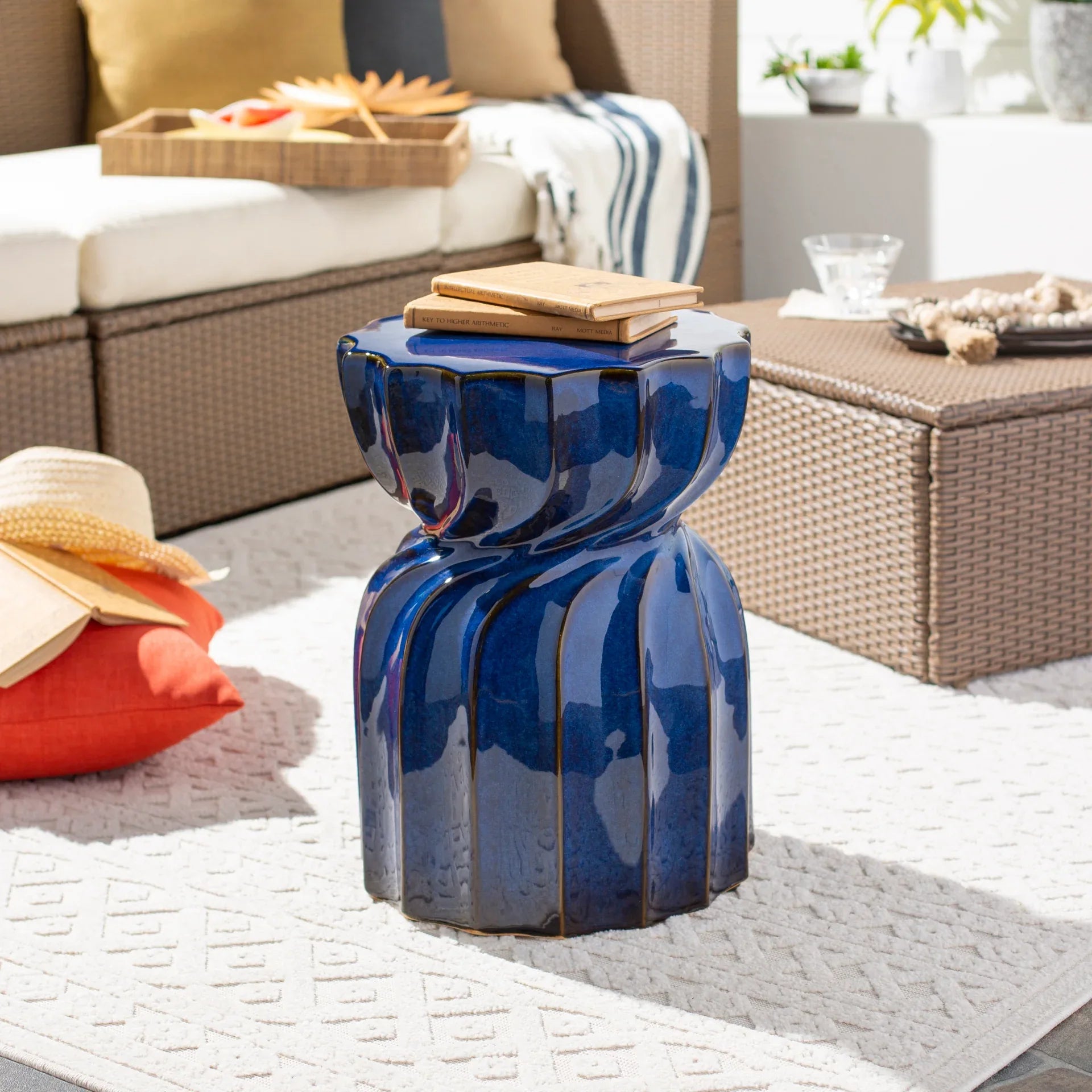 Alexia Garden Stool Livabliss Alexia
