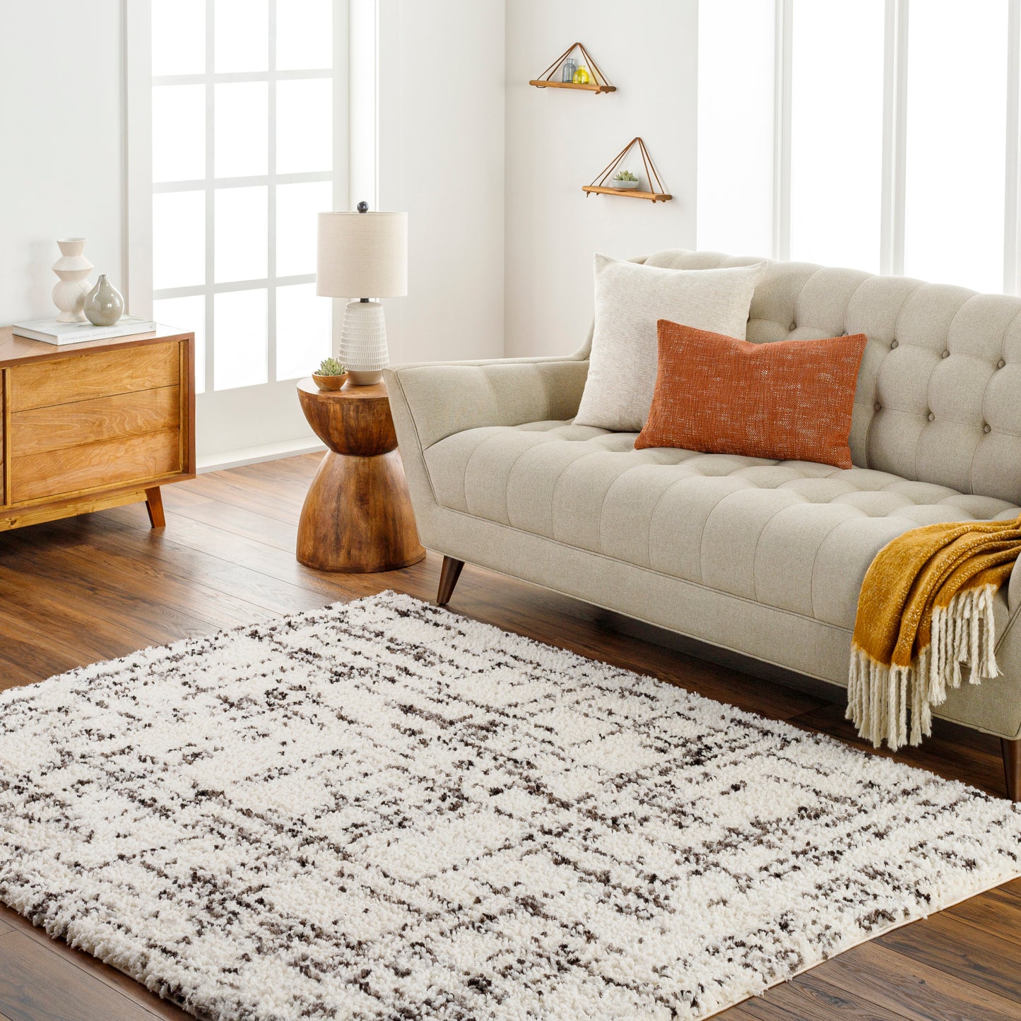Ultra Shag Machine Woven Rug Livabliss Ultra Shag