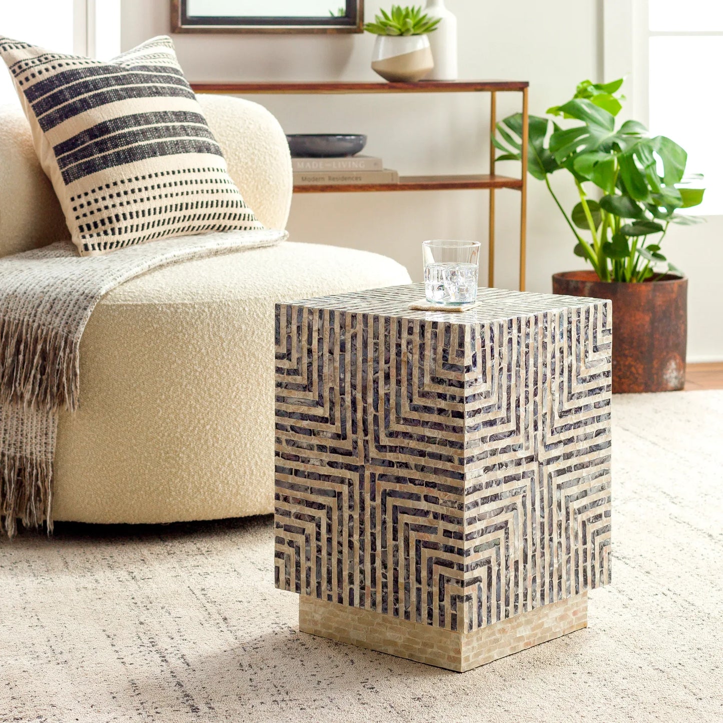 Lharysa End Table Livabliss Lharysa