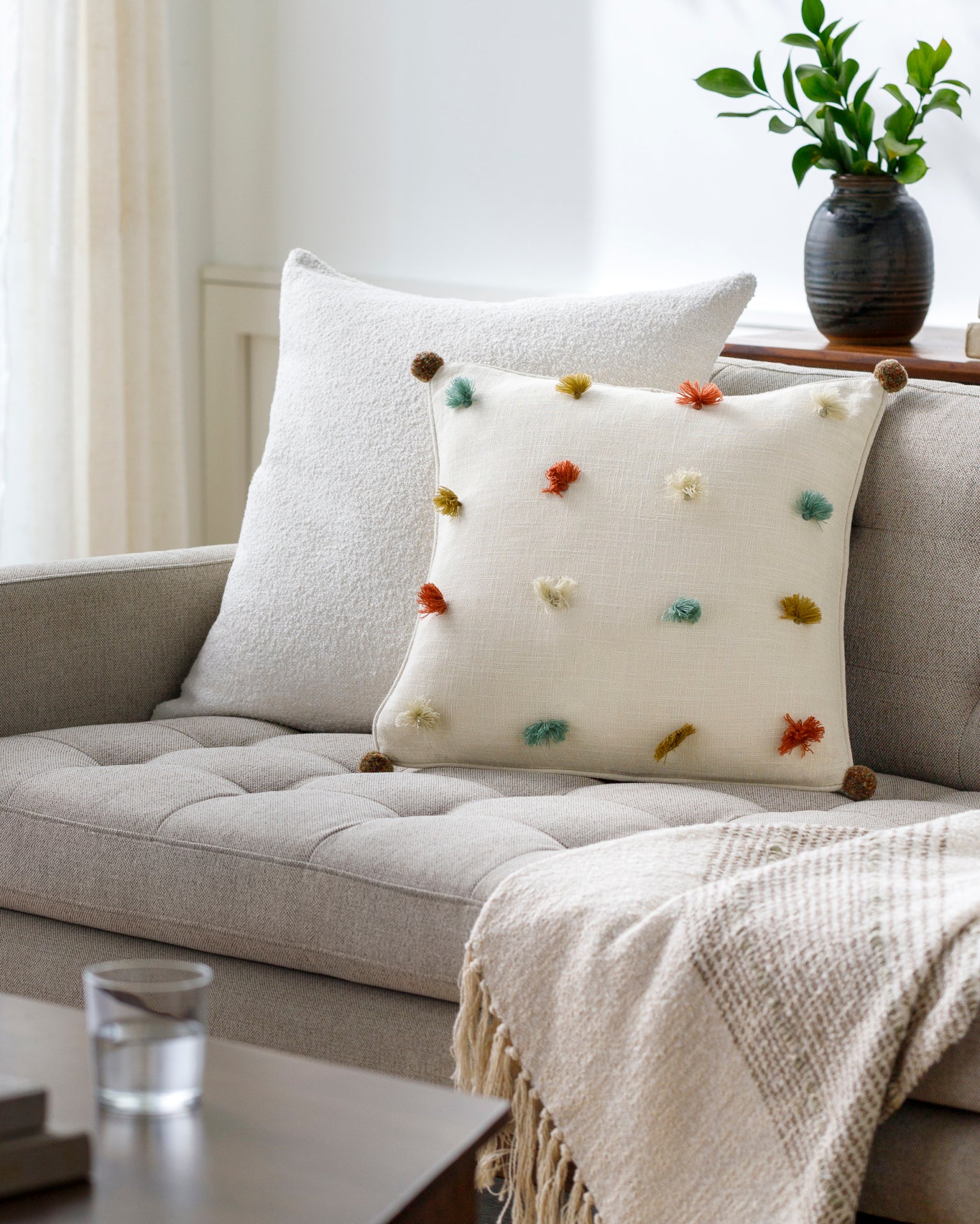 Byron Bay Accent Pillow Livabliss Byron Bay