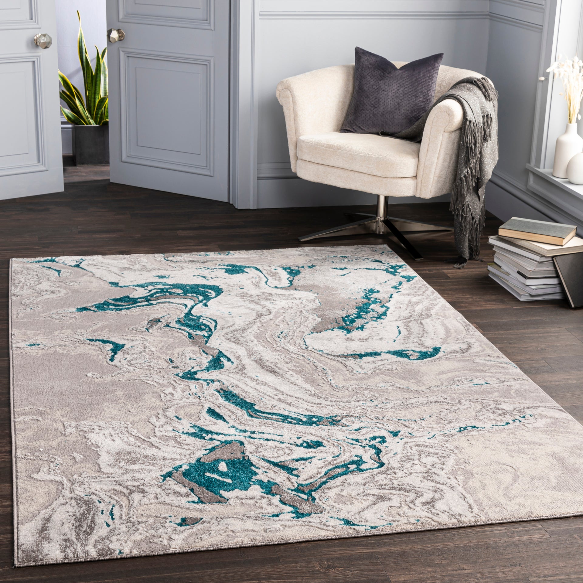 Lustro Machine Woven Rug Livabliss Lustro