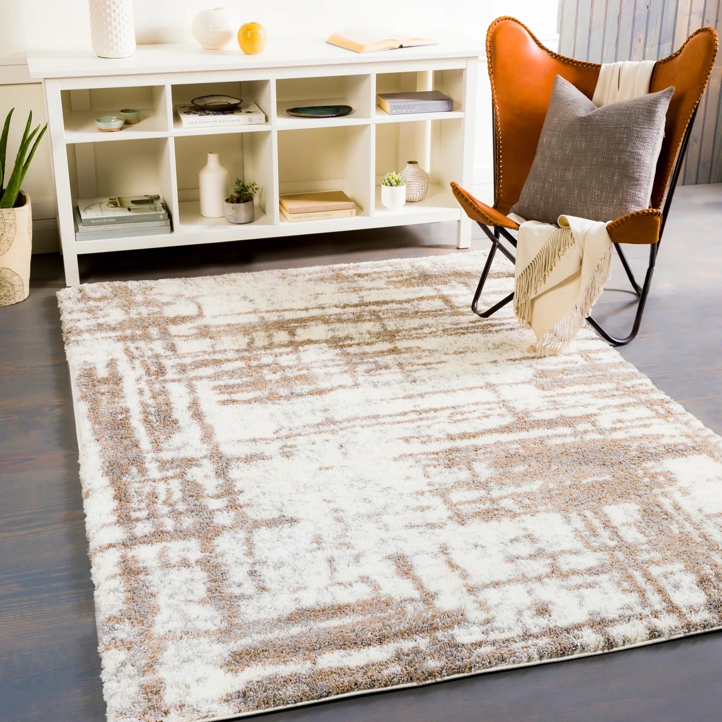 Aliyah Shag Machine Woven Rug Livabliss Aliyah Shag