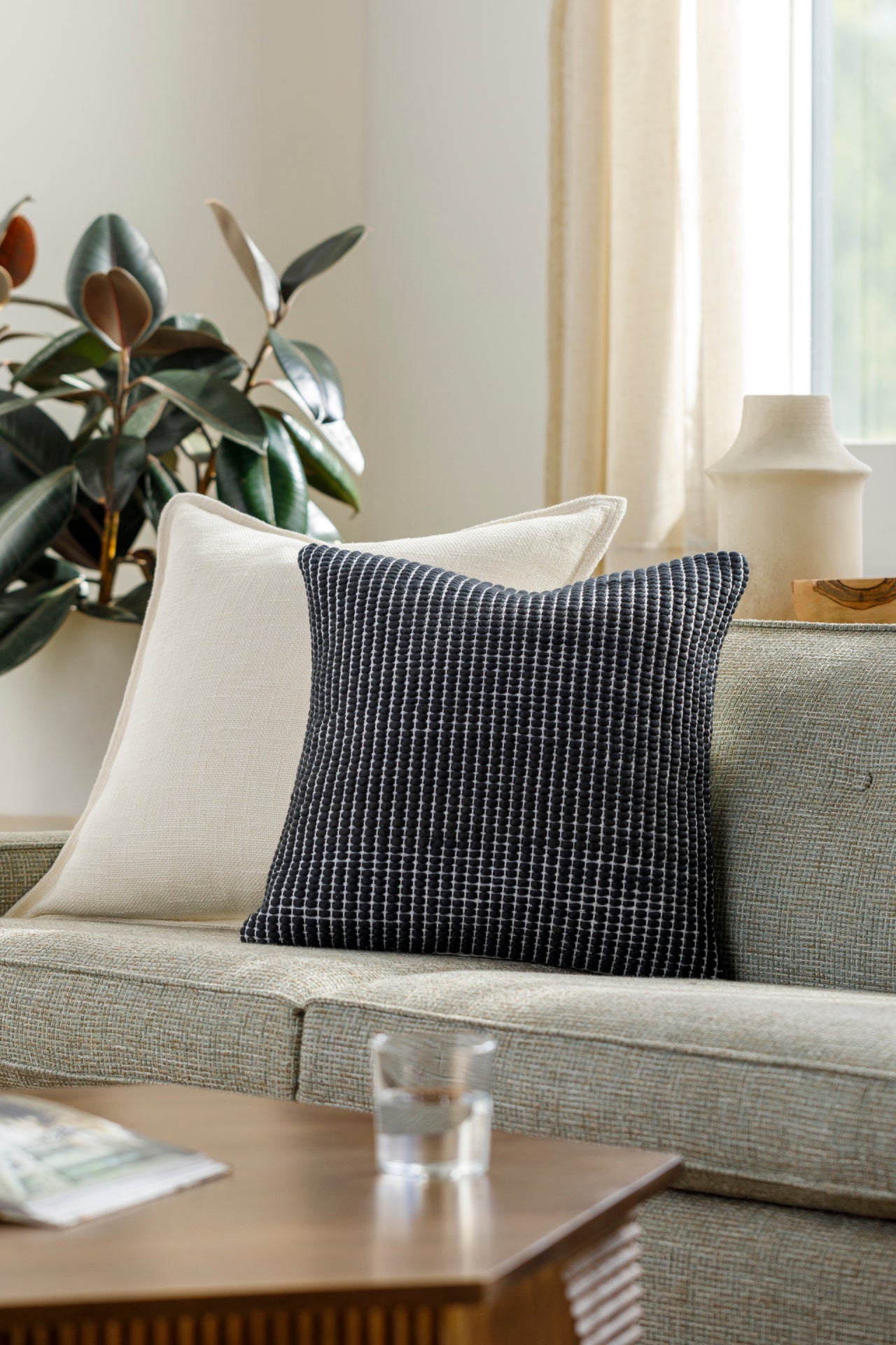 Chunky Grid Accent Pillow Livabliss Chunky Grid