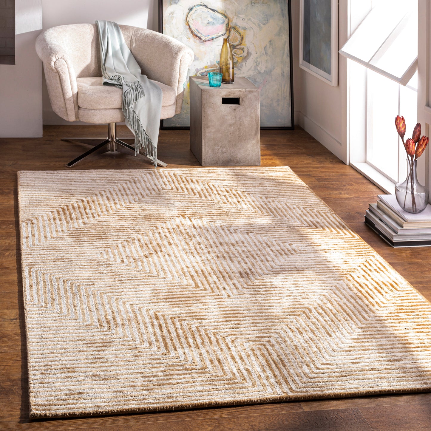 Quartz Handmade Rug Livabliss Quartz