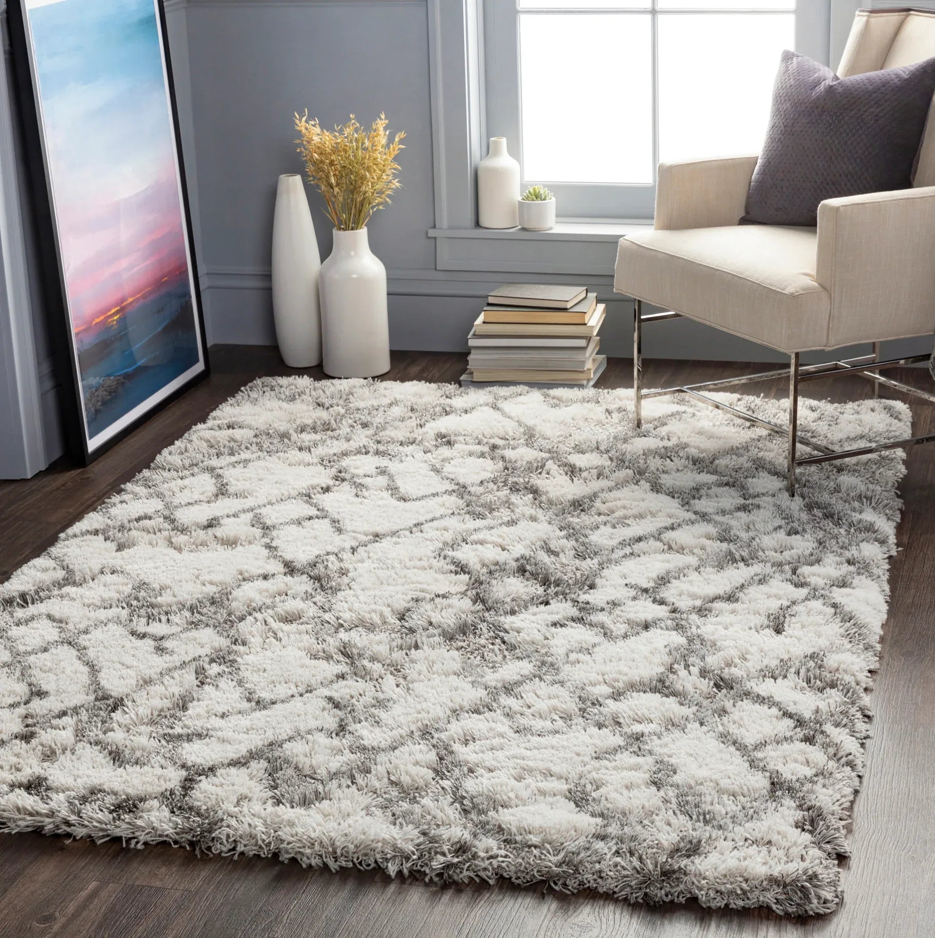 Alta Shag Machine Woven Rug Livabliss Alta Shag