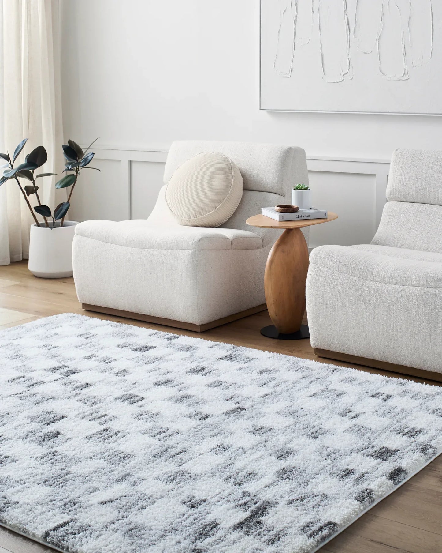 Cloudy Shag Machine Woven Rug Livabliss Cloudy Shag
