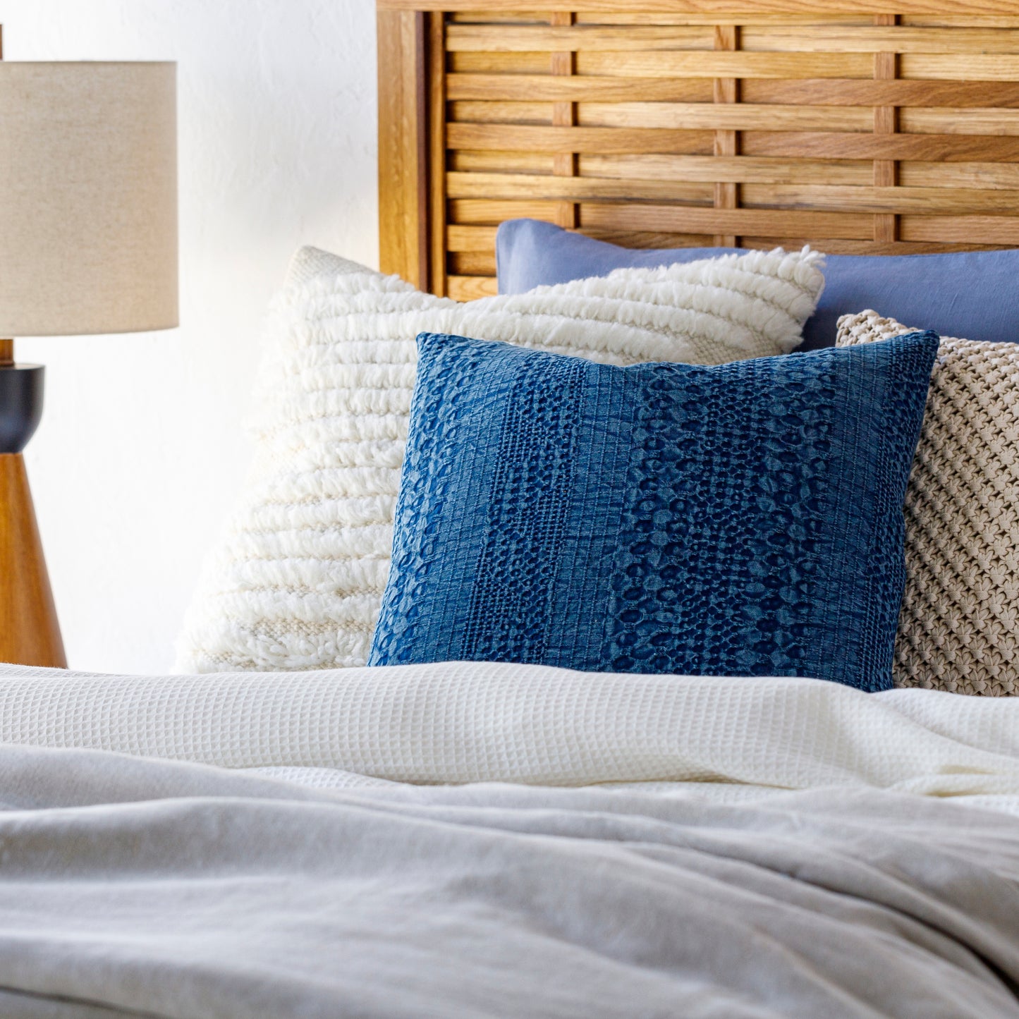 Washed Waffle Accent Pillow Livabliss Washed Waffle