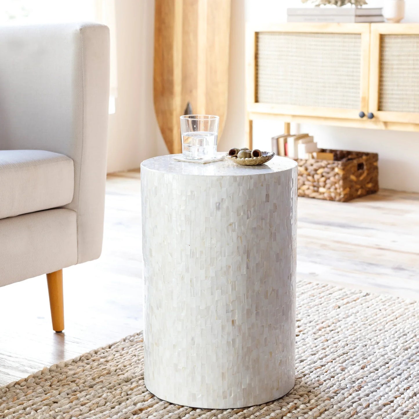 Iridescent End Table Livabliss Iridescent