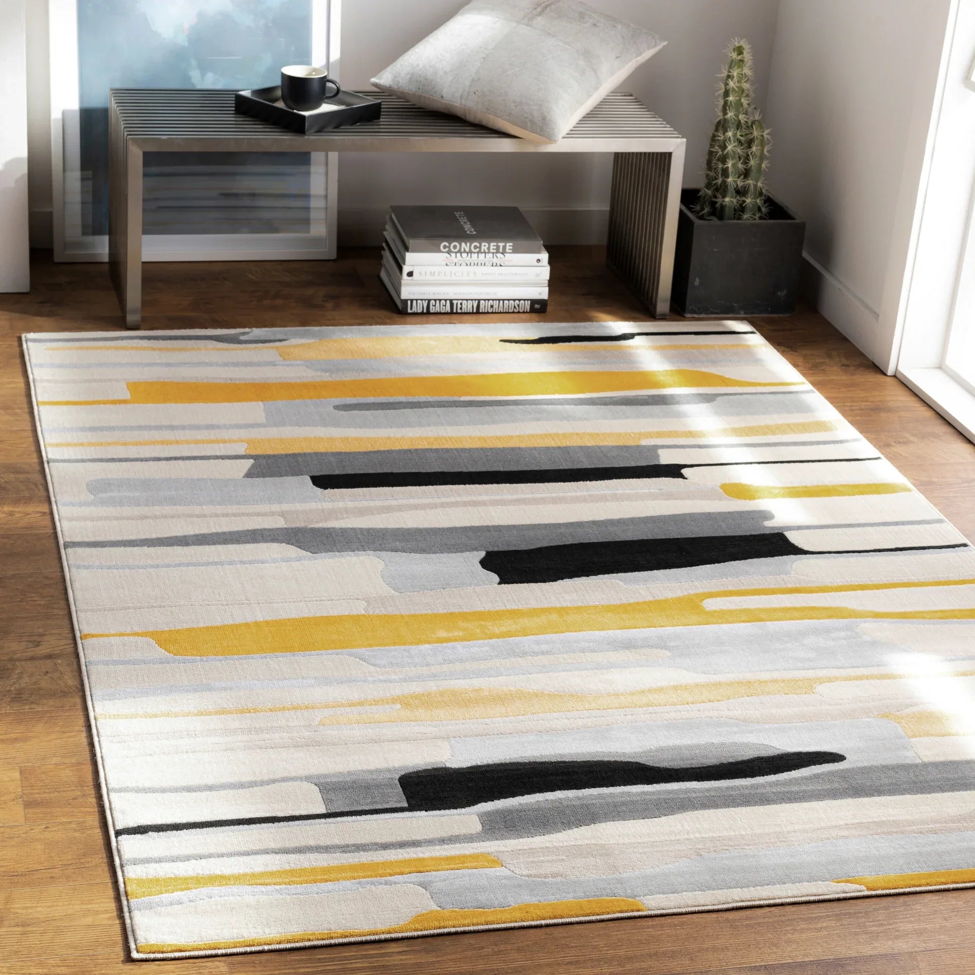 City Machine Woven Rug Livabliss City