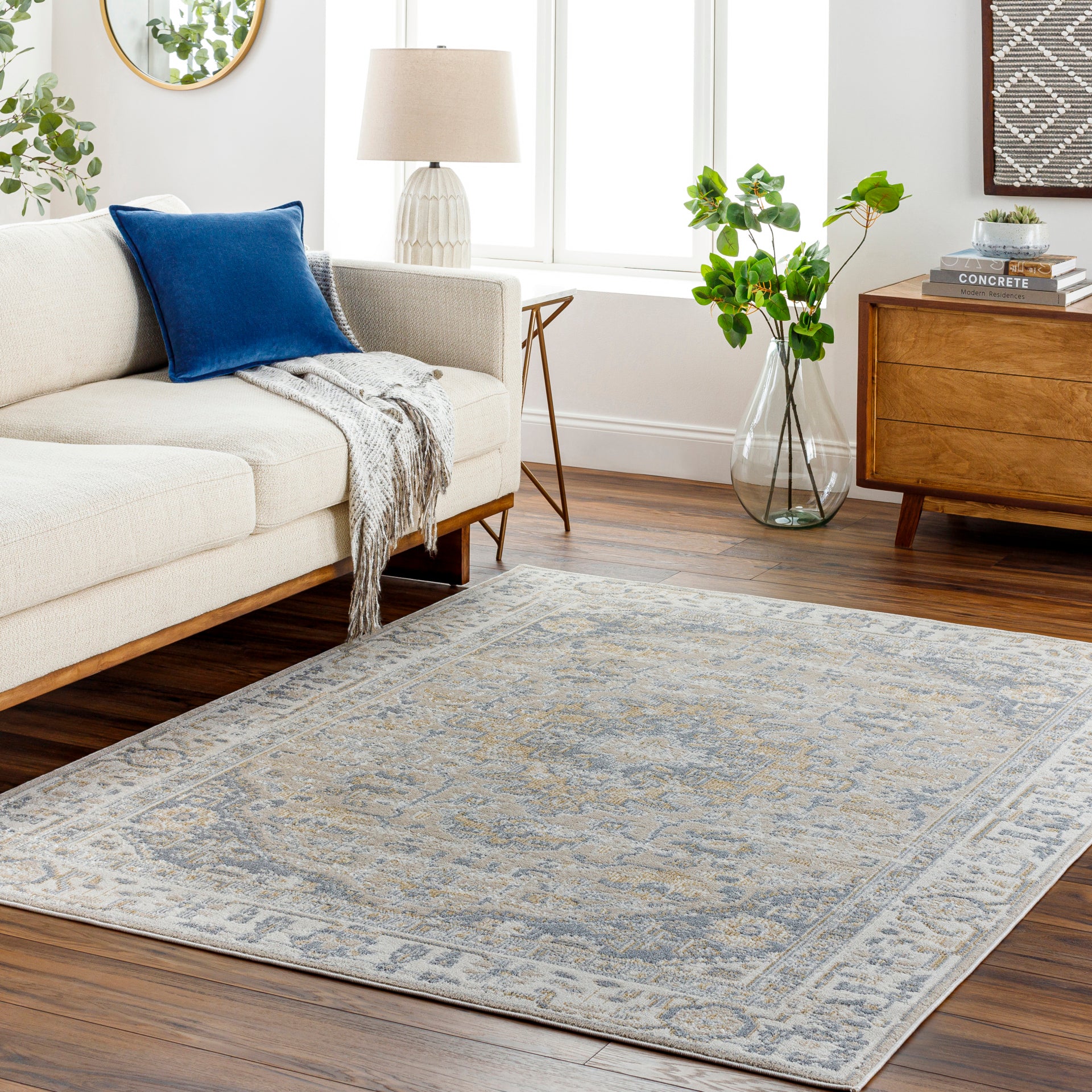 Santana Machine Woven Rug Livabliss Santana