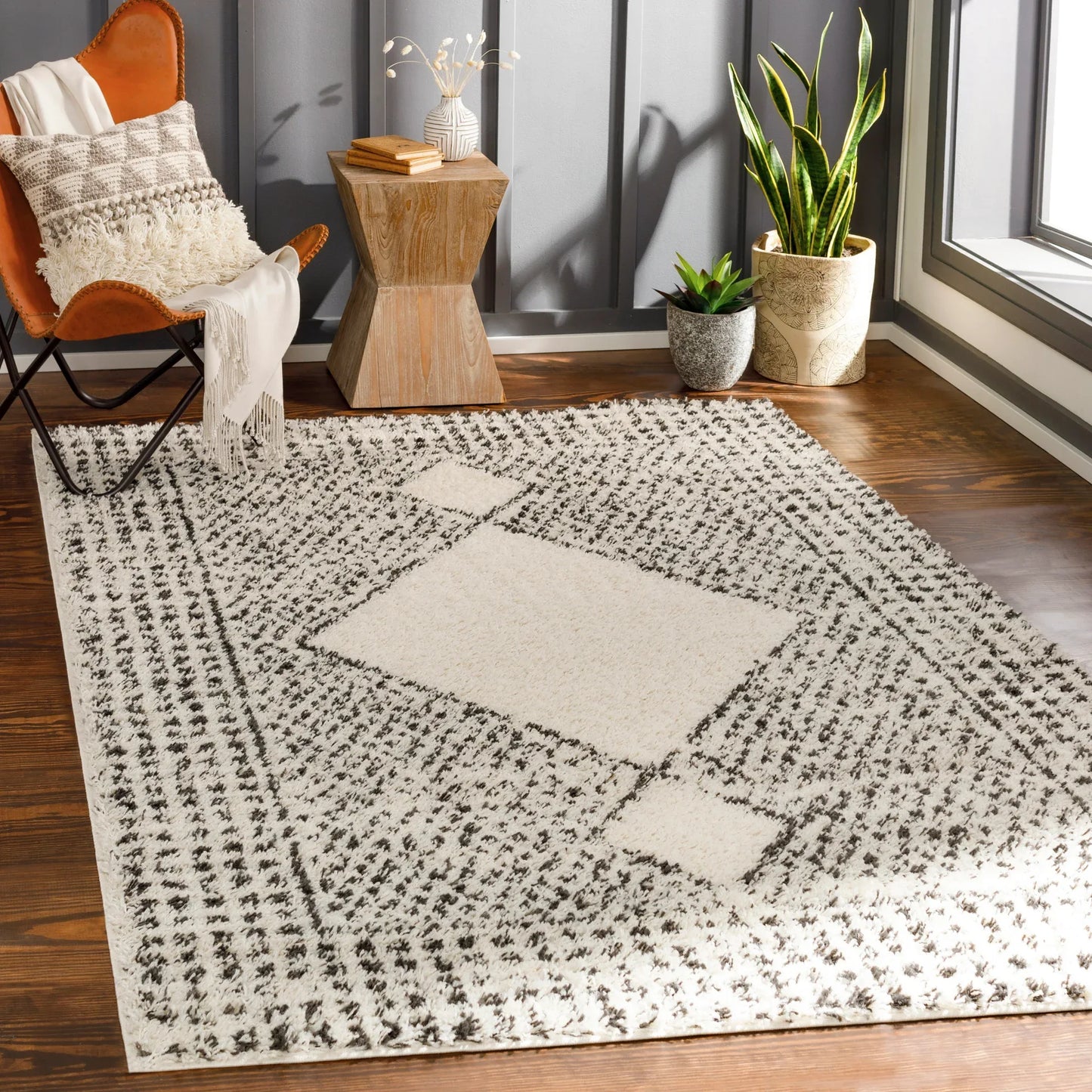 Beni Shag Machine Woven Rug Livabliss Beni Shag