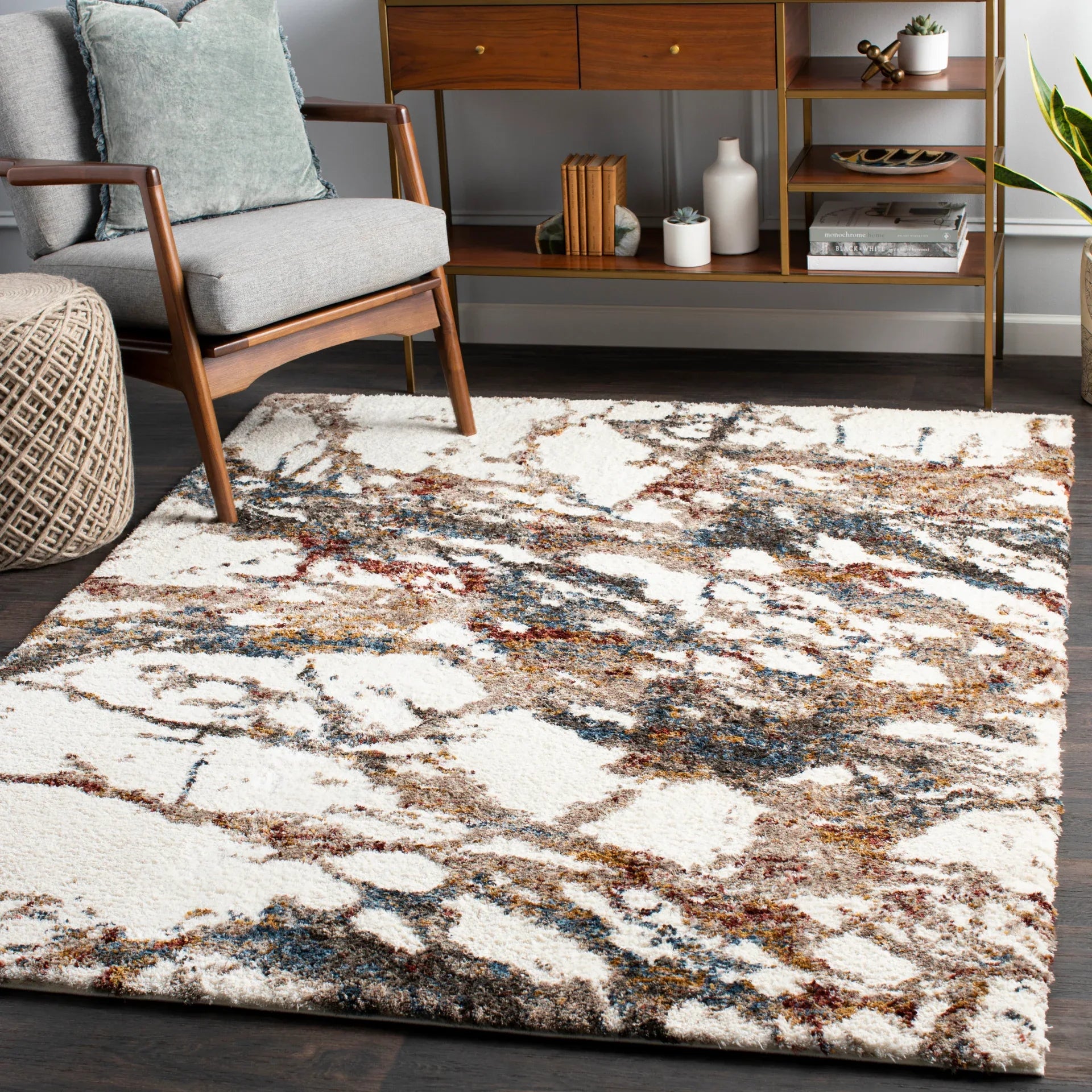 Celestial Shag Machine Woven Rug Livabliss Celestial Shag