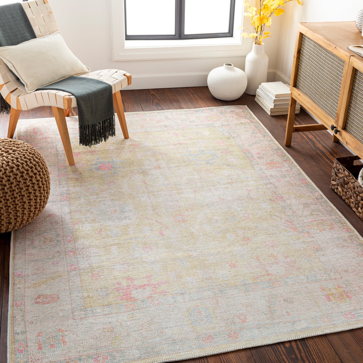 Kemer Machine Woven Rug Livabliss Kemer