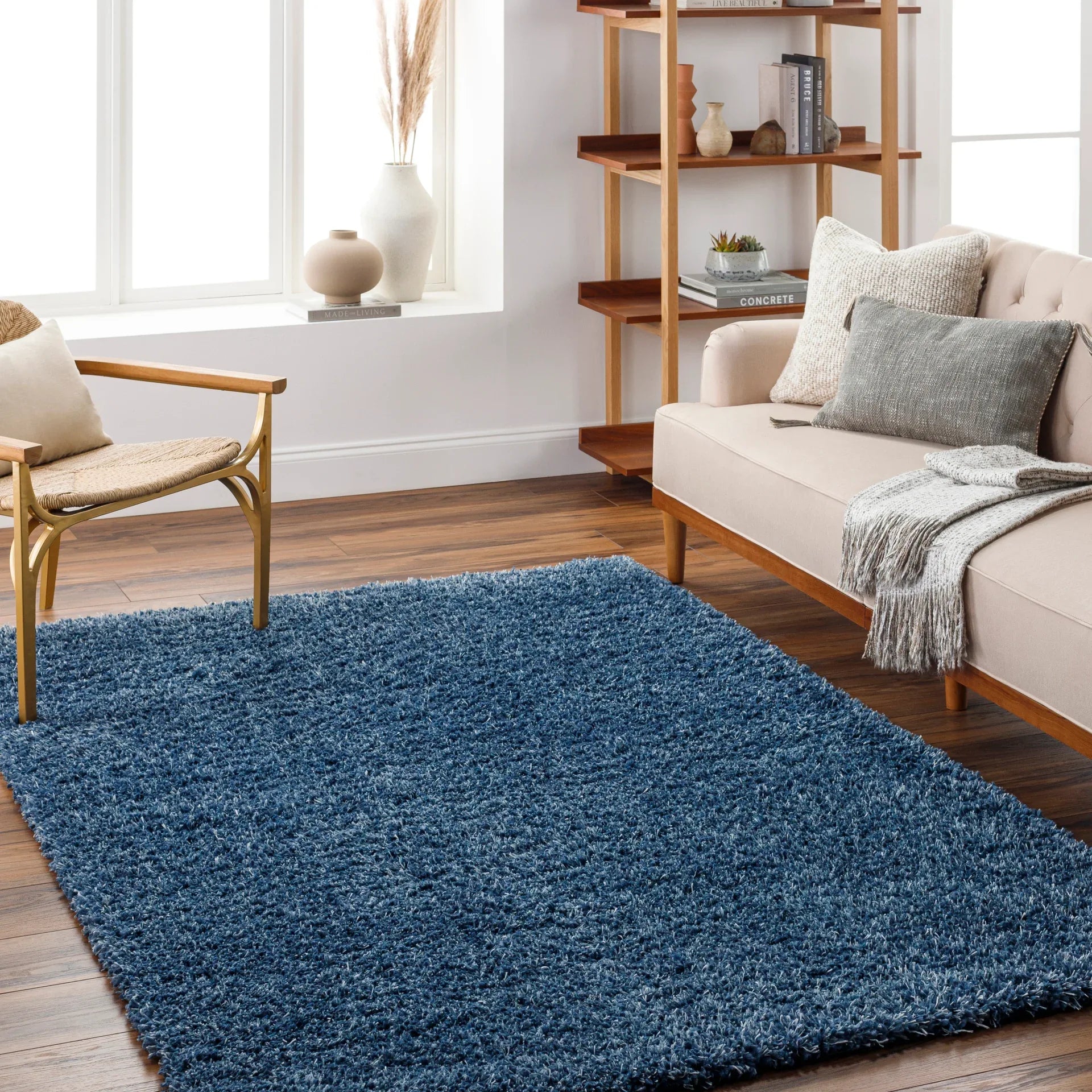 Bogota Shag Machine Woven Rug Livabliss Bogota Shag