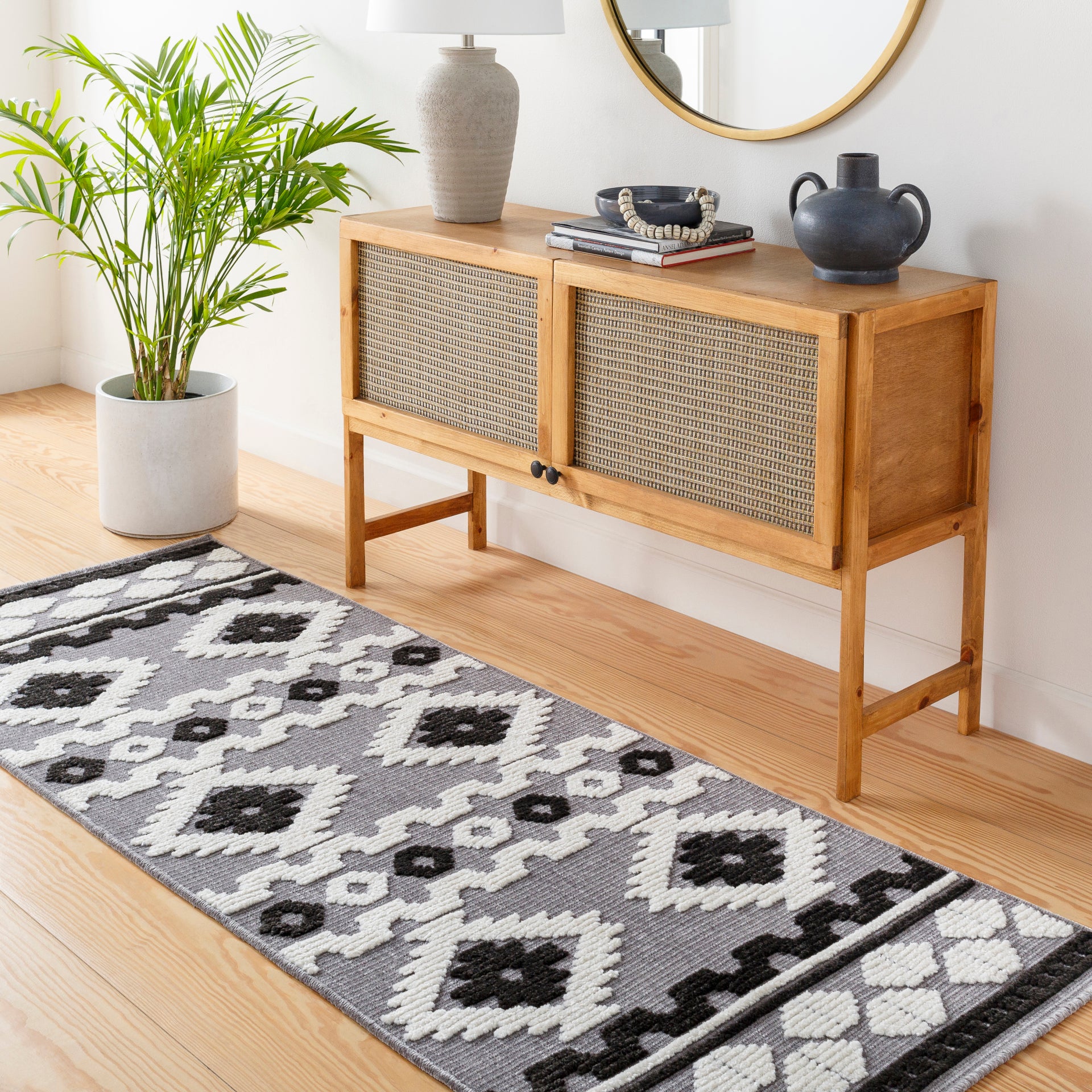 Lyna Machine Woven Rug Livabliss Lyna
