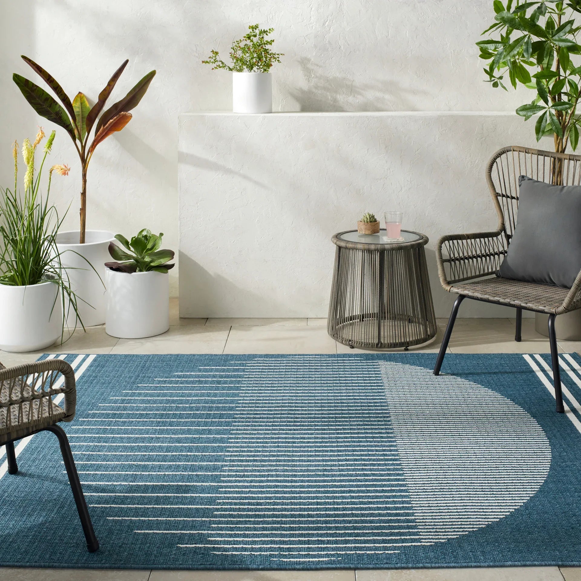 Alfresco Machine Woven Rug Livabliss Alfresco