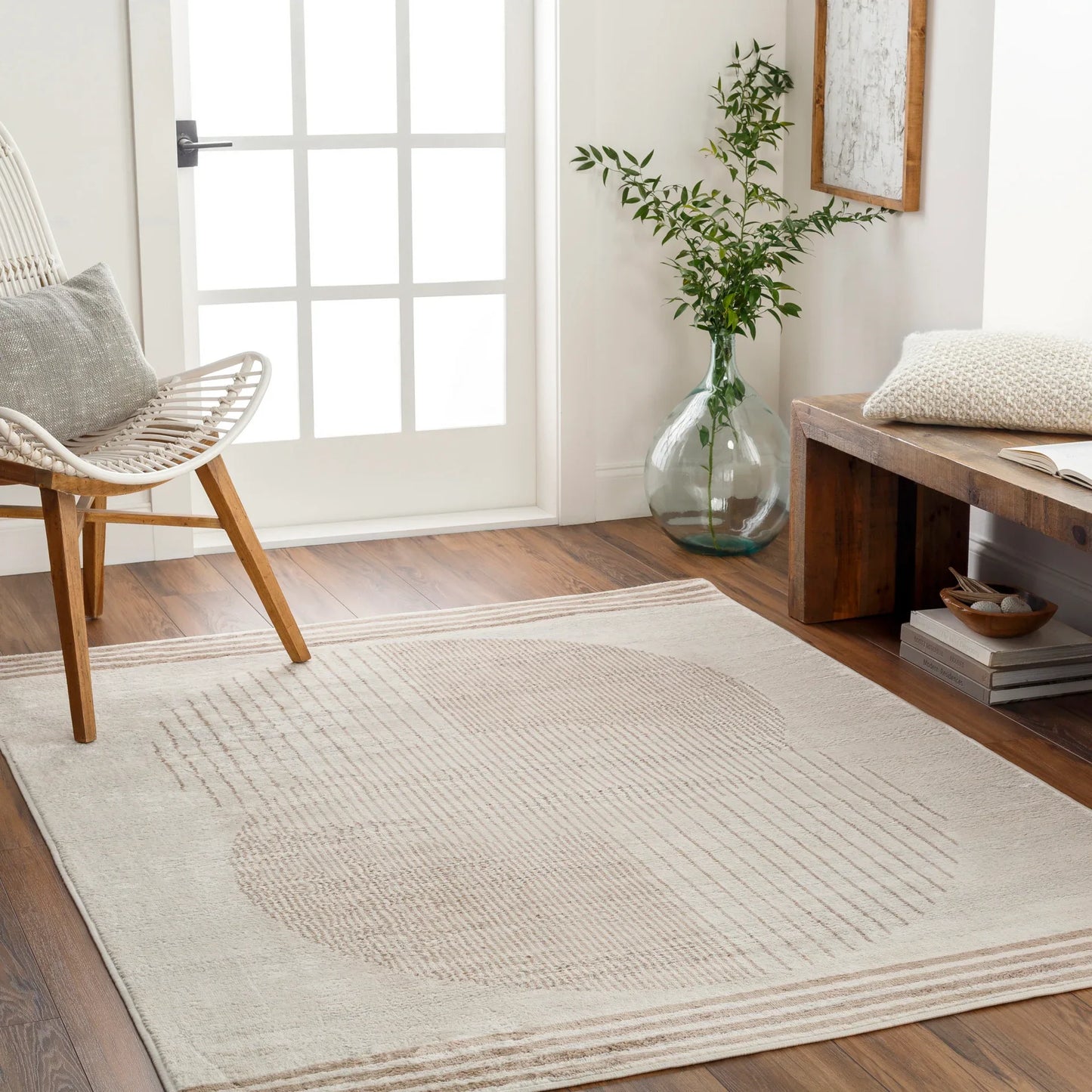 Floransa Machine Woven Rug Livabliss Floransa