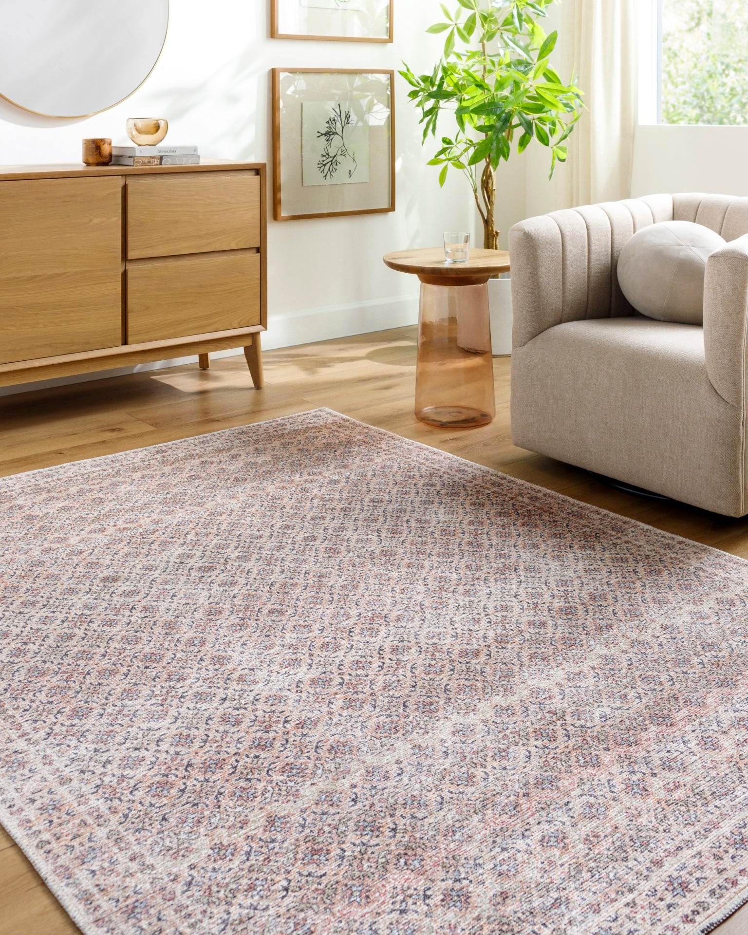 Vinny Machine Woven Rug Livabliss Vinny