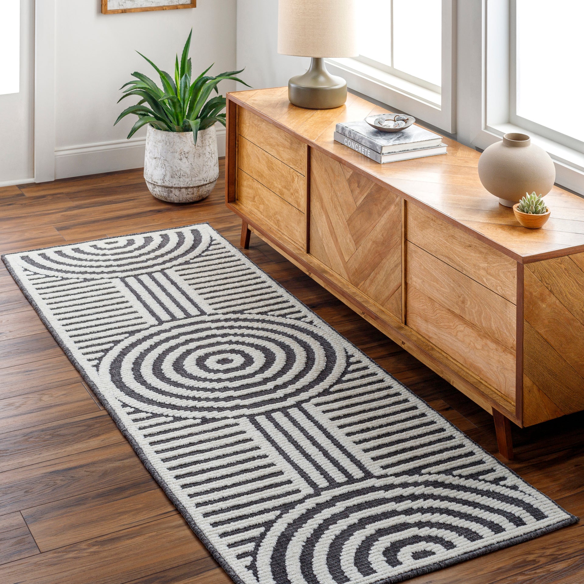 Lyna Machine Woven Rug Livabliss Lyna