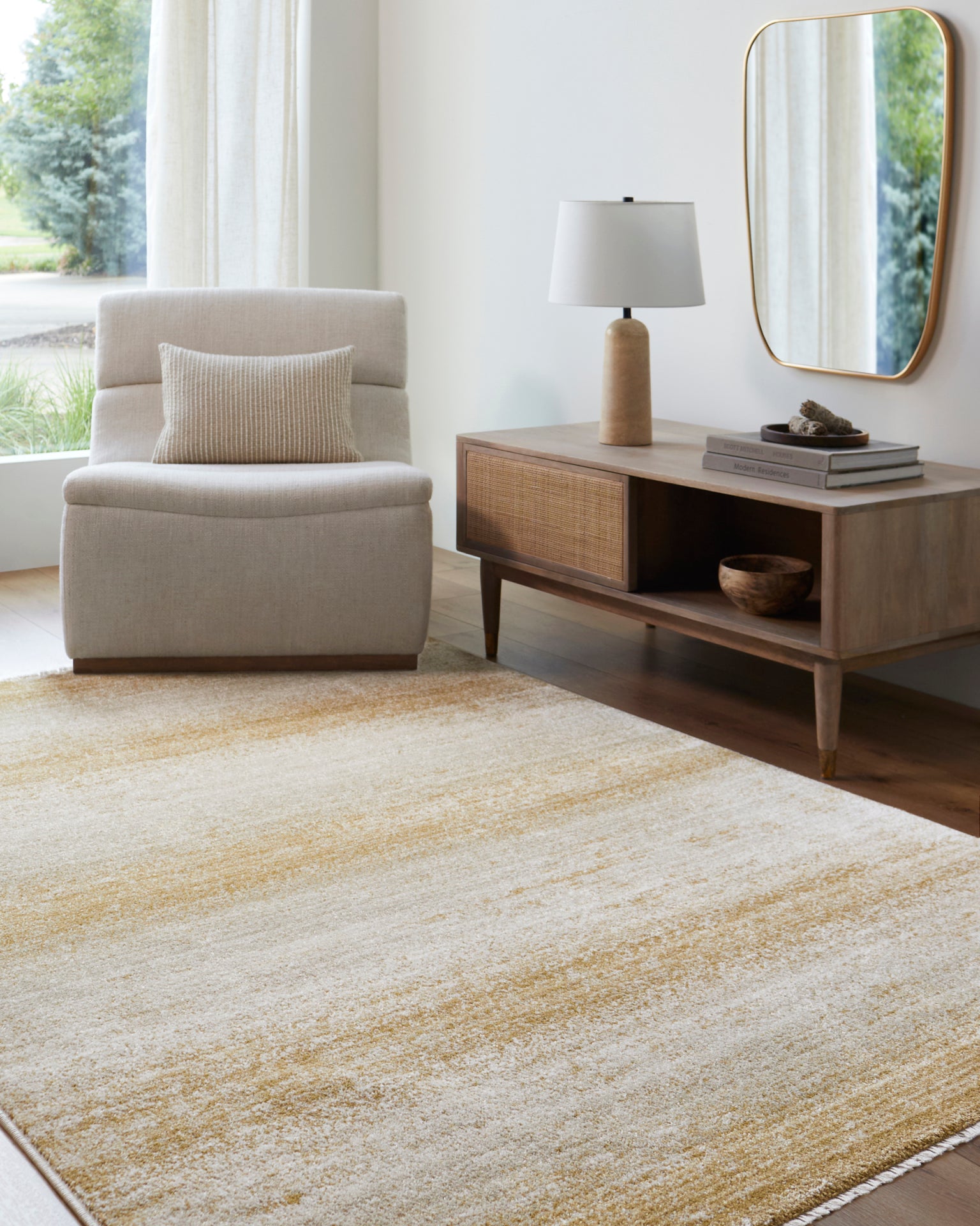 Rojin Machine Woven Rug Livabliss Rojin