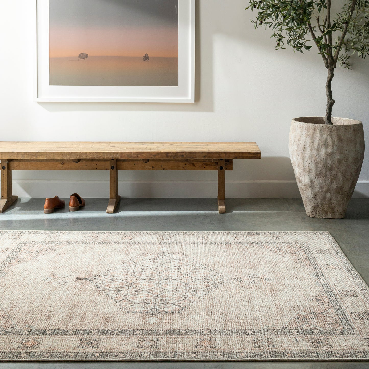 Lila Machine Woven Rug Becki Owens X Livabliss Lila