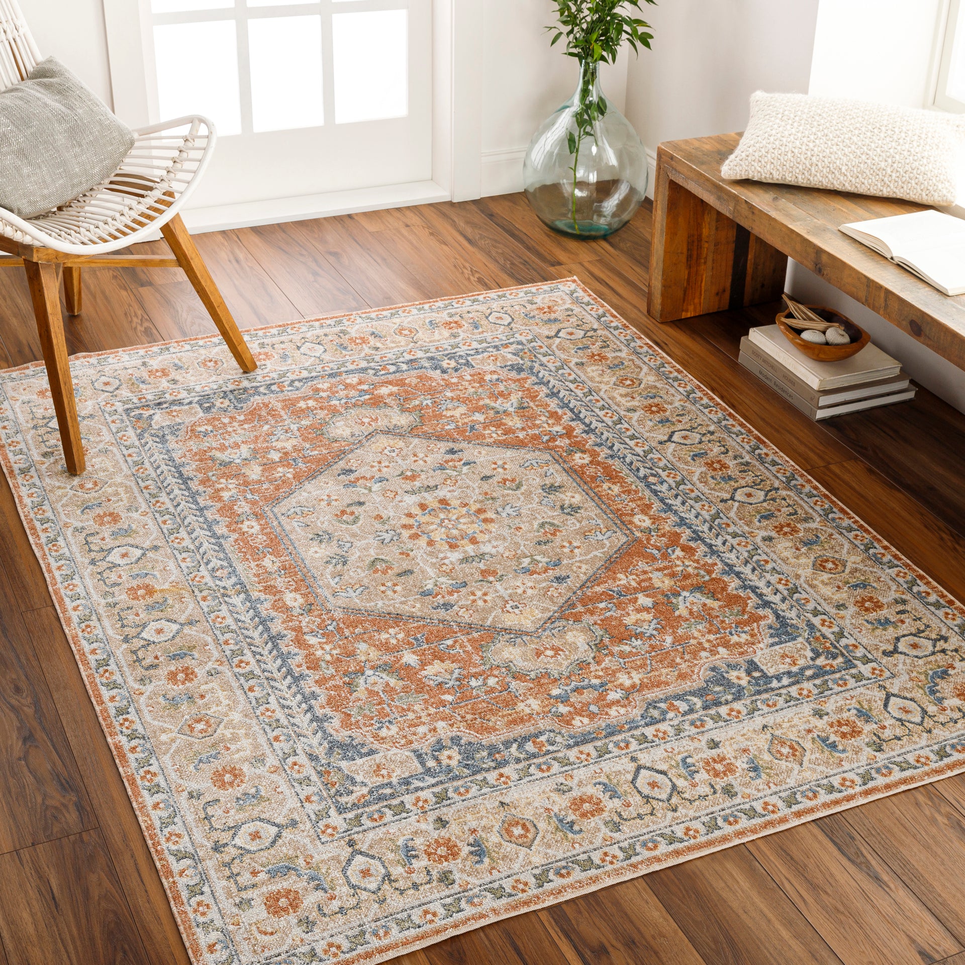 Lillian Machine Woven Rug Livabliss Lillian