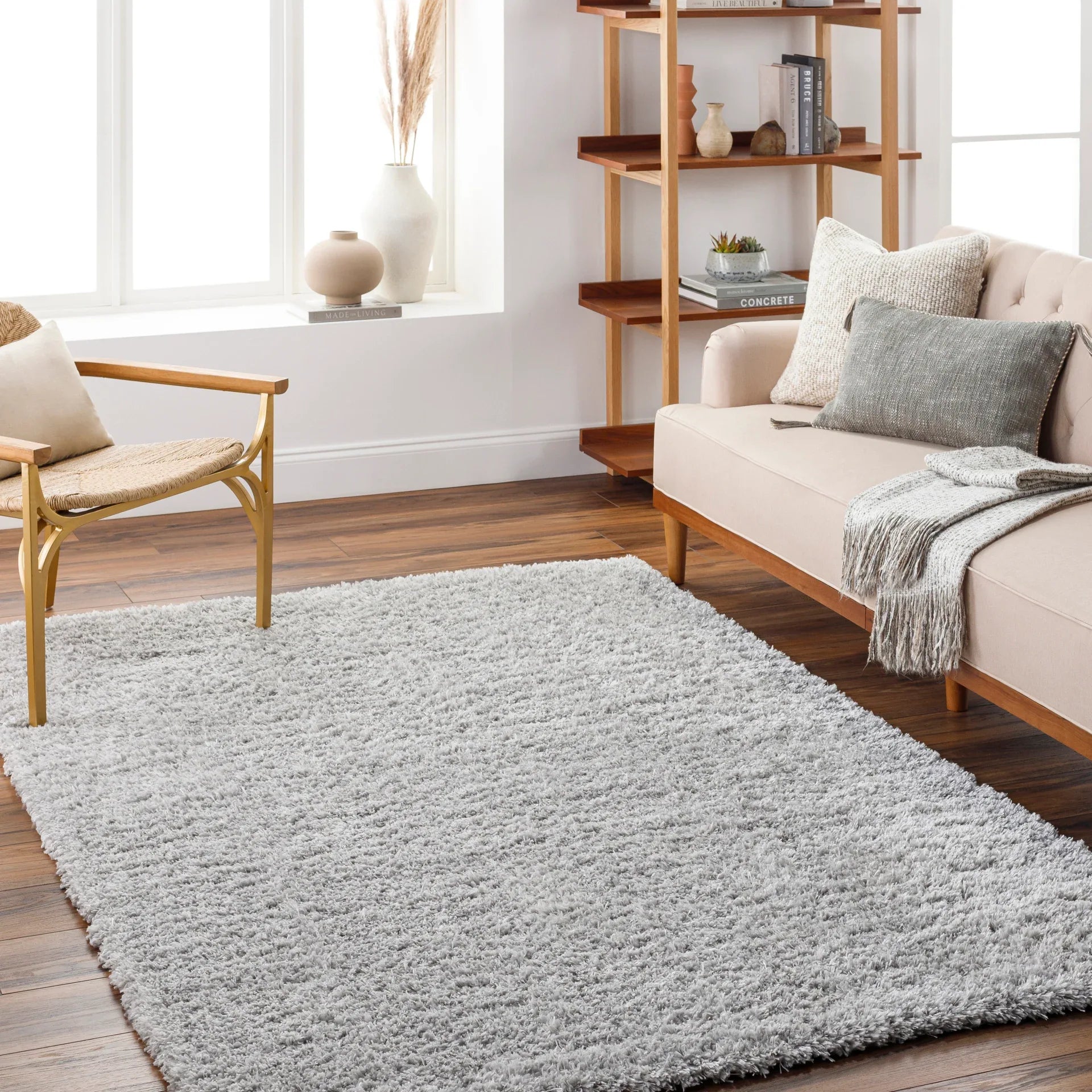 Bogota Shag Machine Woven Rug Livabliss Bogota Shag