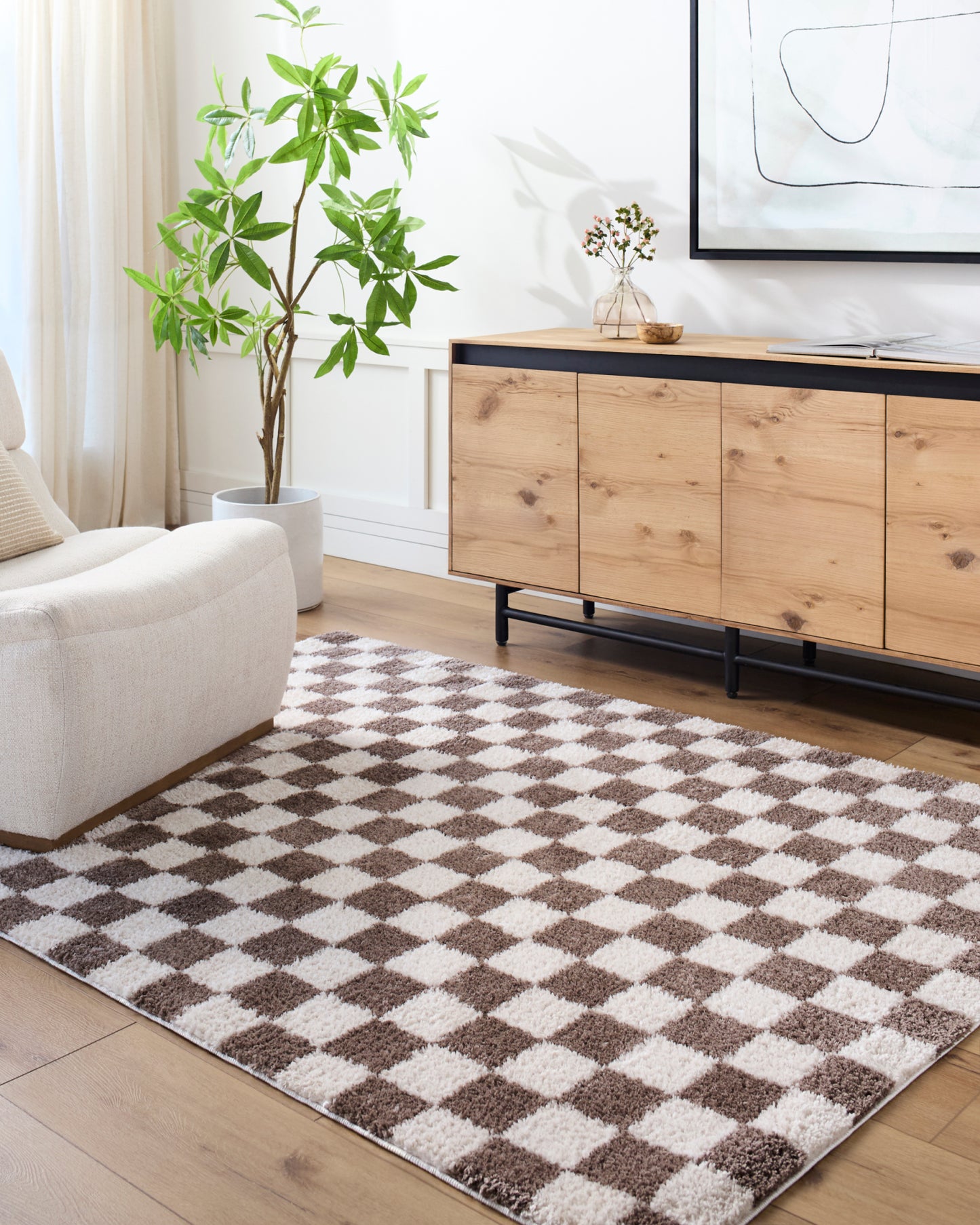 Fossay Shag Machine Woven Rug Livabliss Fossay Shag