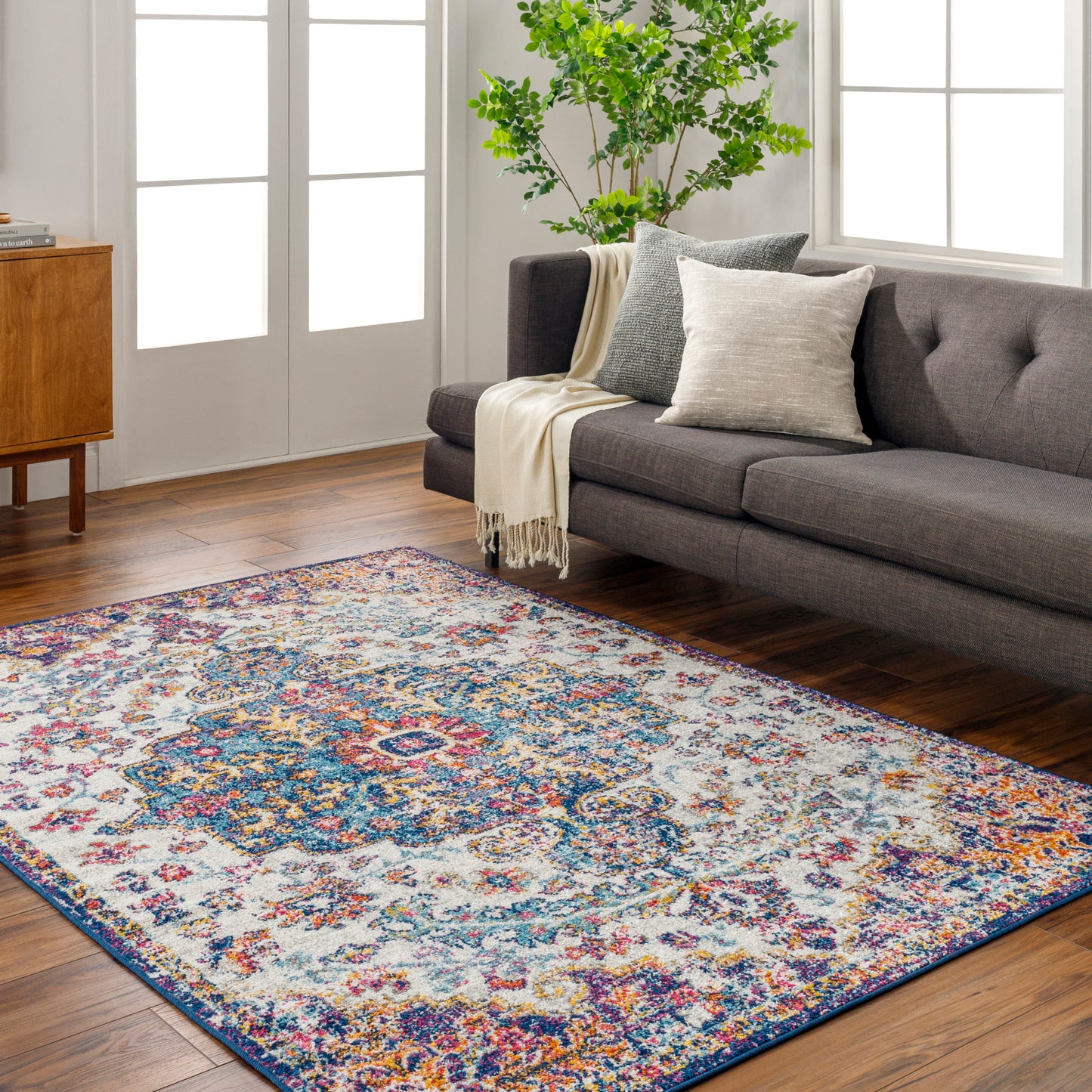 Harput Machine Woven Rug Livabliss Harput