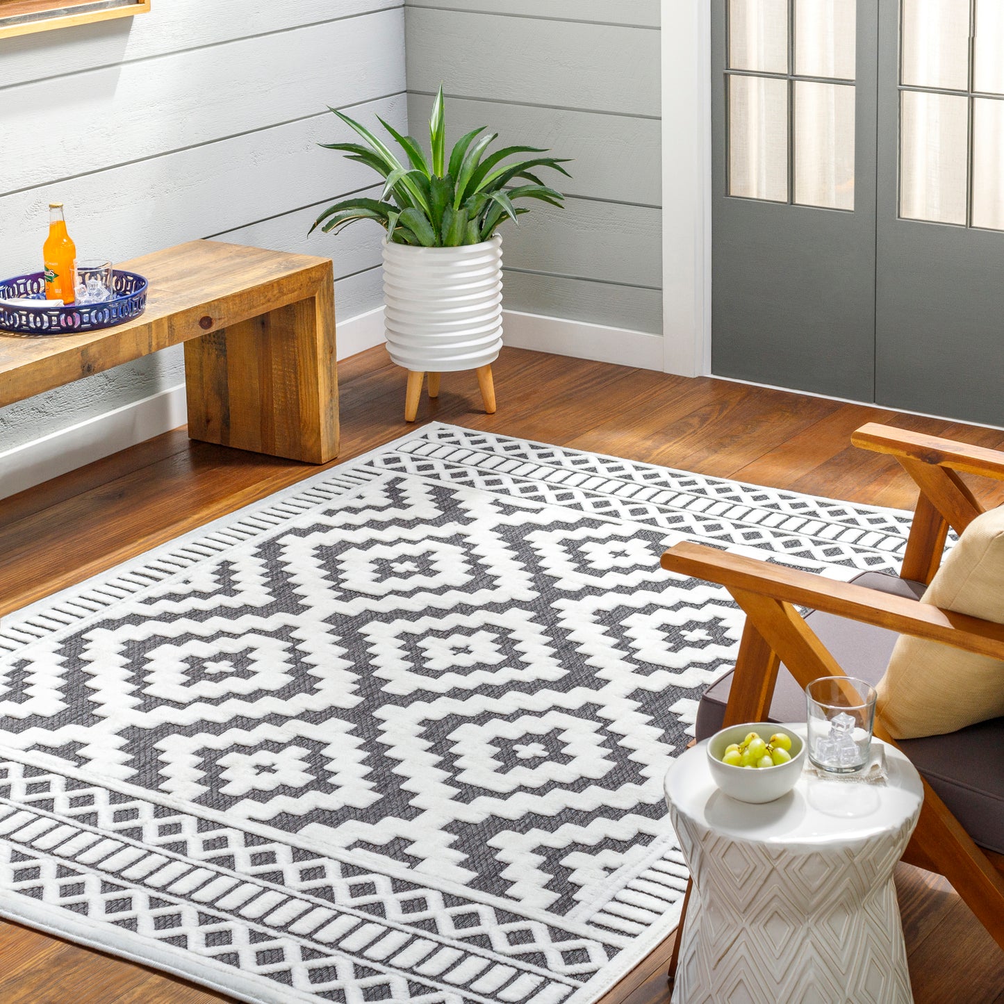 San Diego Machine Woven Rug Livabliss San Diego