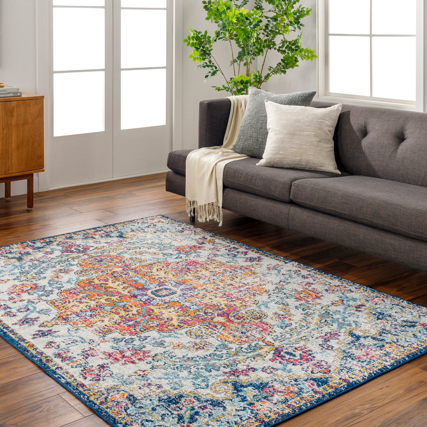 Harput Machine Woven Rug Livabliss Harput