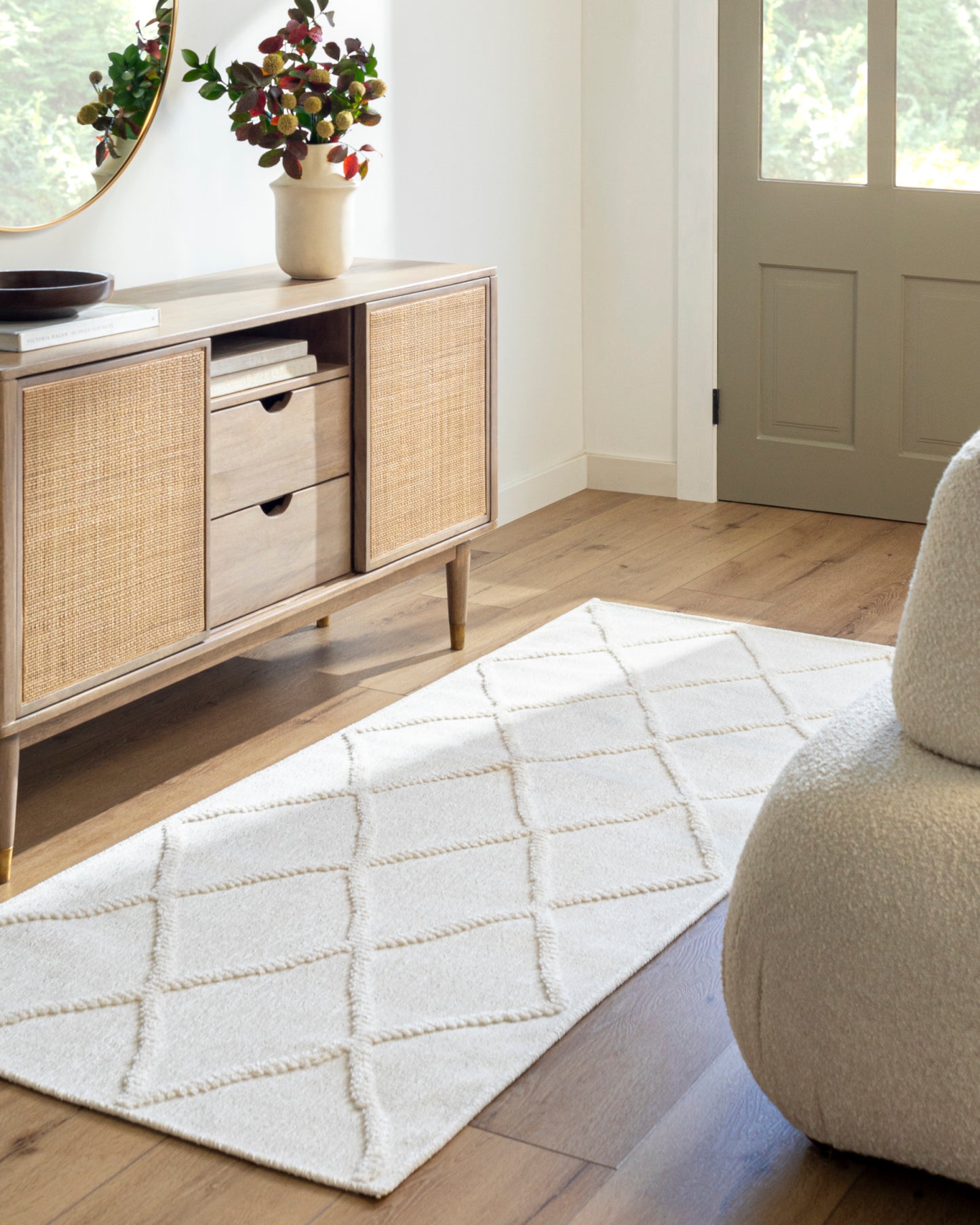 Lyna Machine Woven Rug Livabliss Lyna