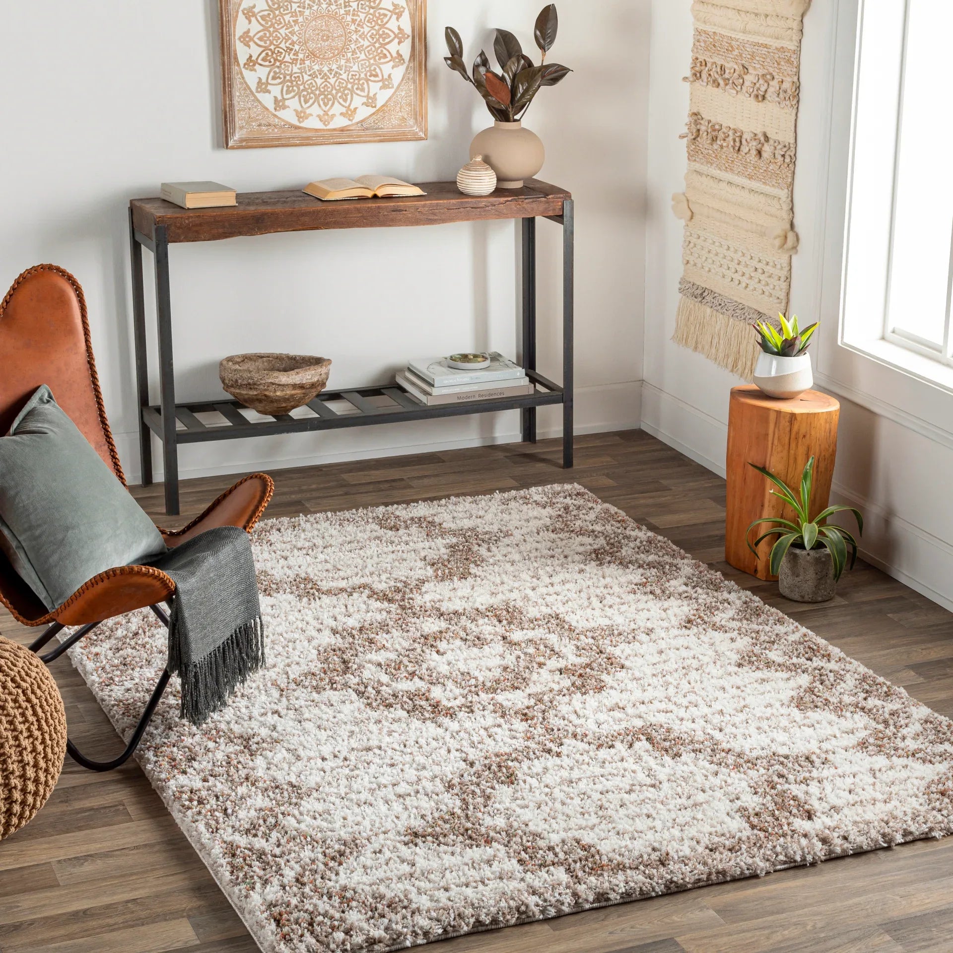 Capella Shag Machine Woven Rug Livabliss Capella Shag