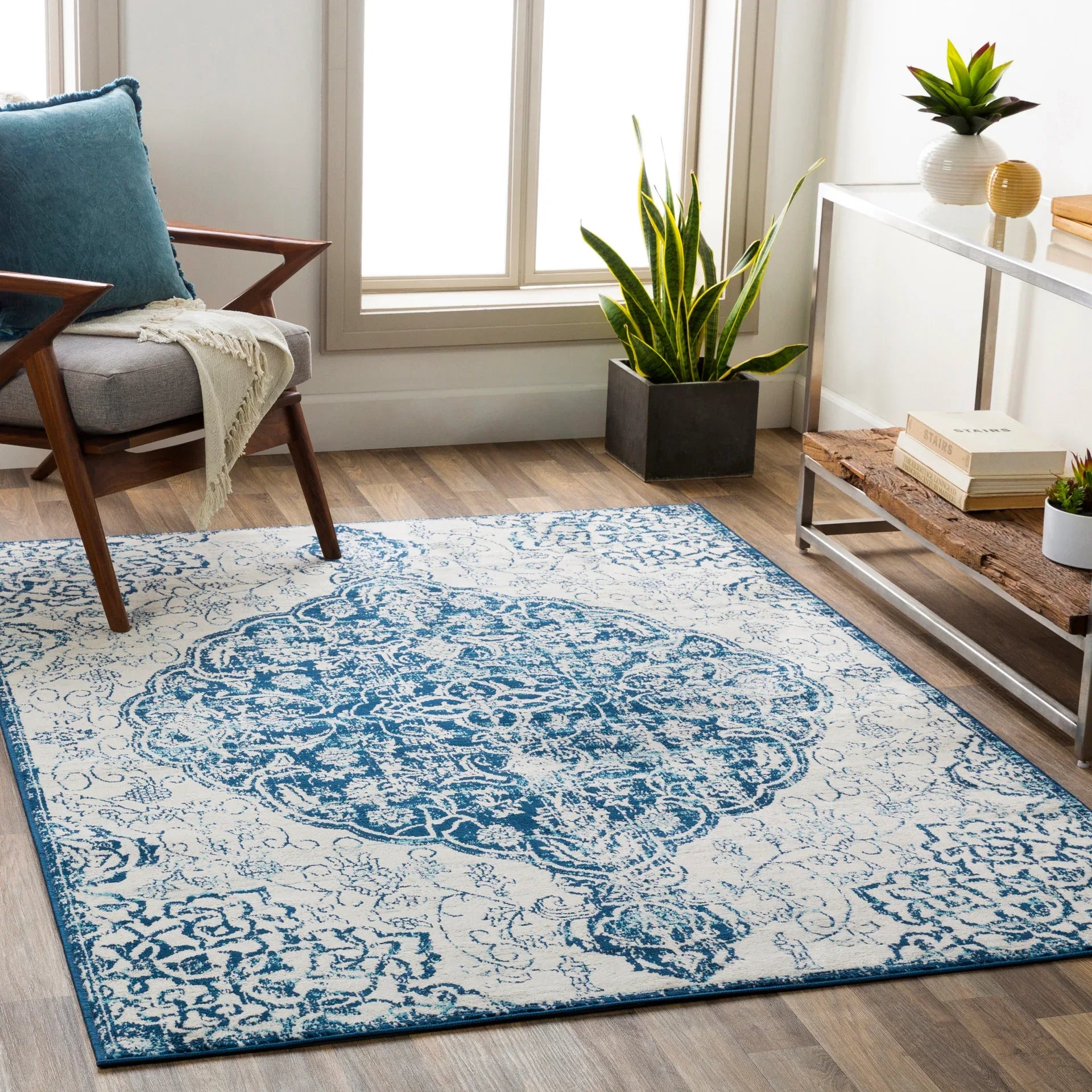 Floransa Machine Woven Rug Livabliss Floransa