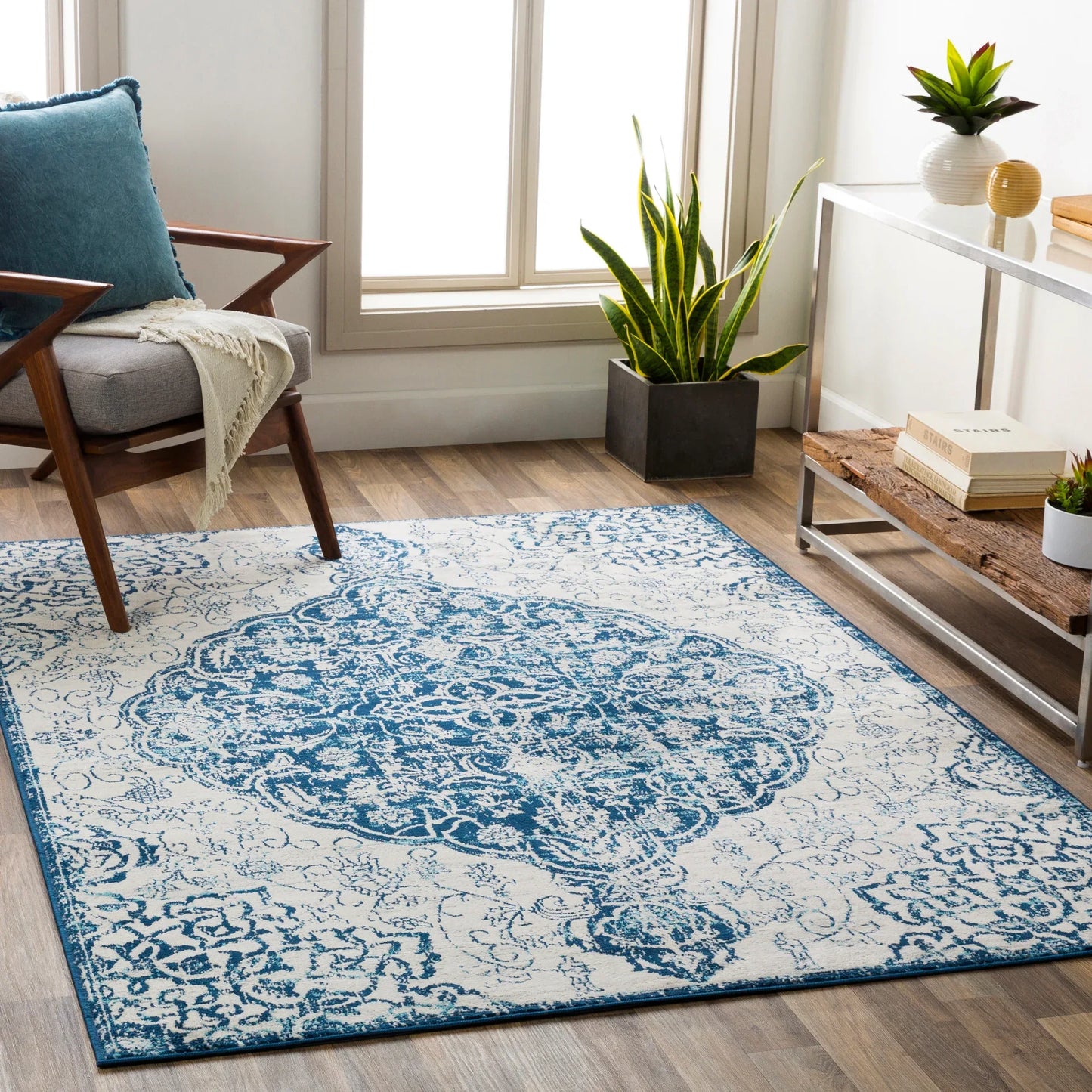 Floransa Machine Woven Rug Livabliss Floransa