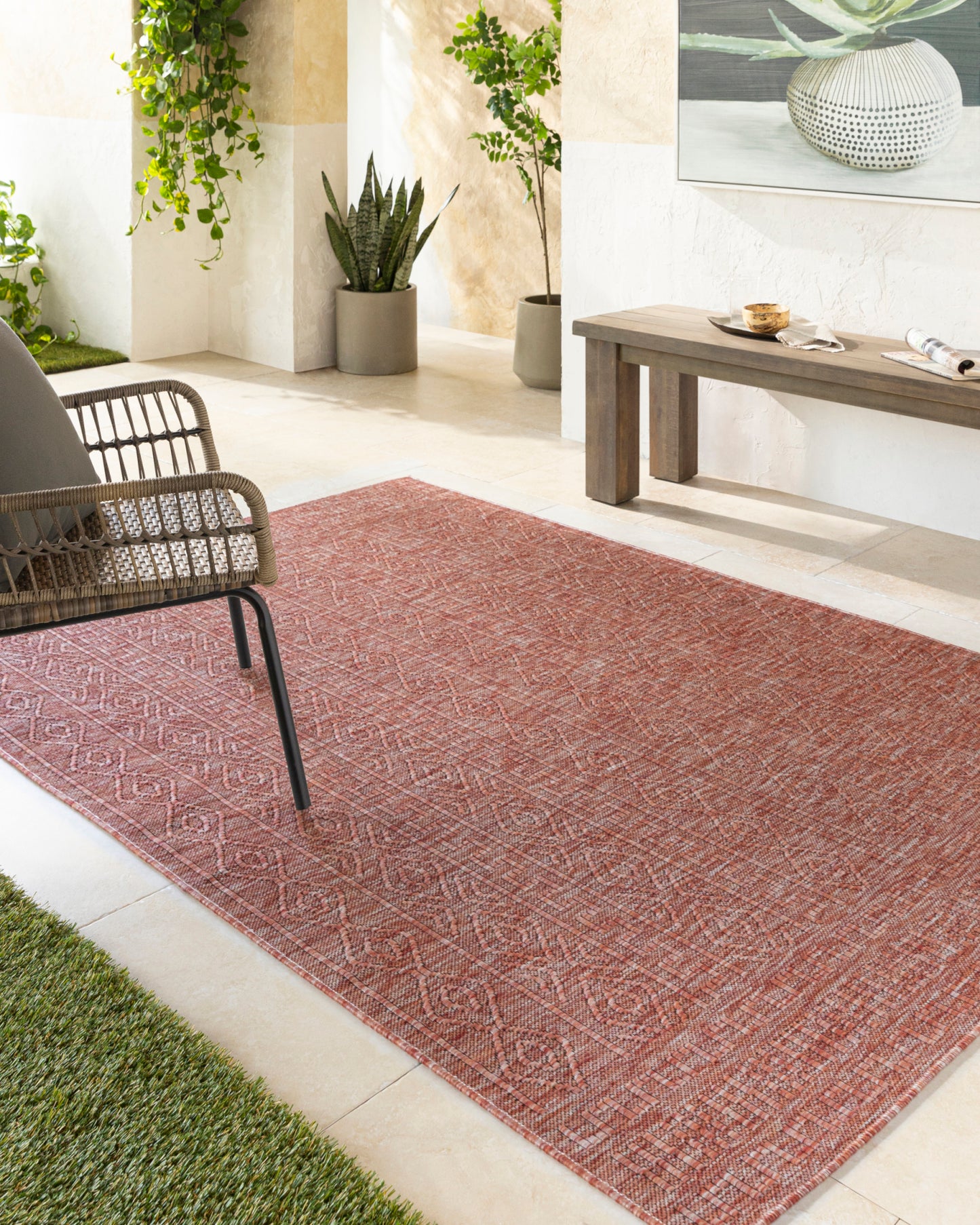 Terrace Machine Woven Rug Livabliss Terrace