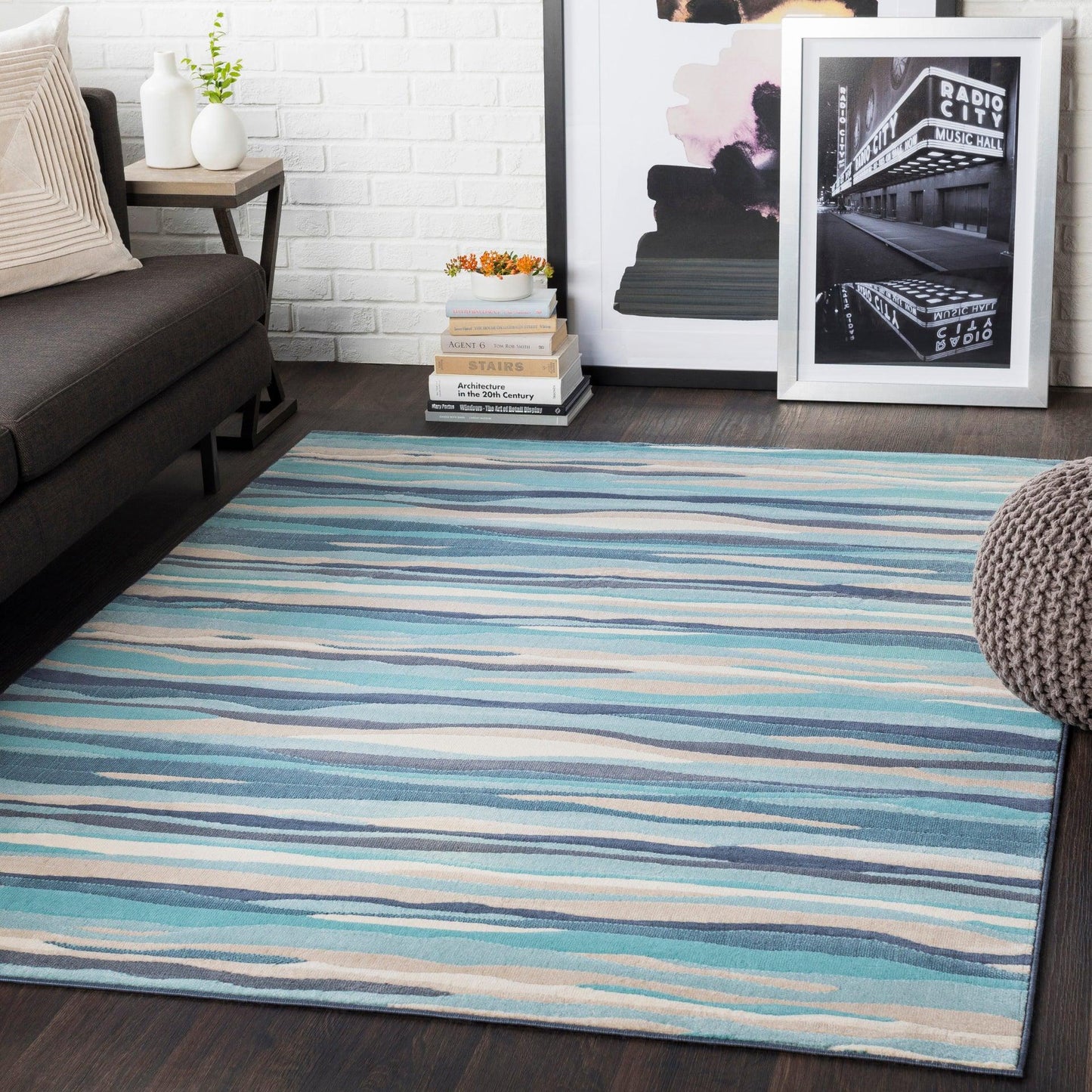 City Machine Woven Rug Livabliss City