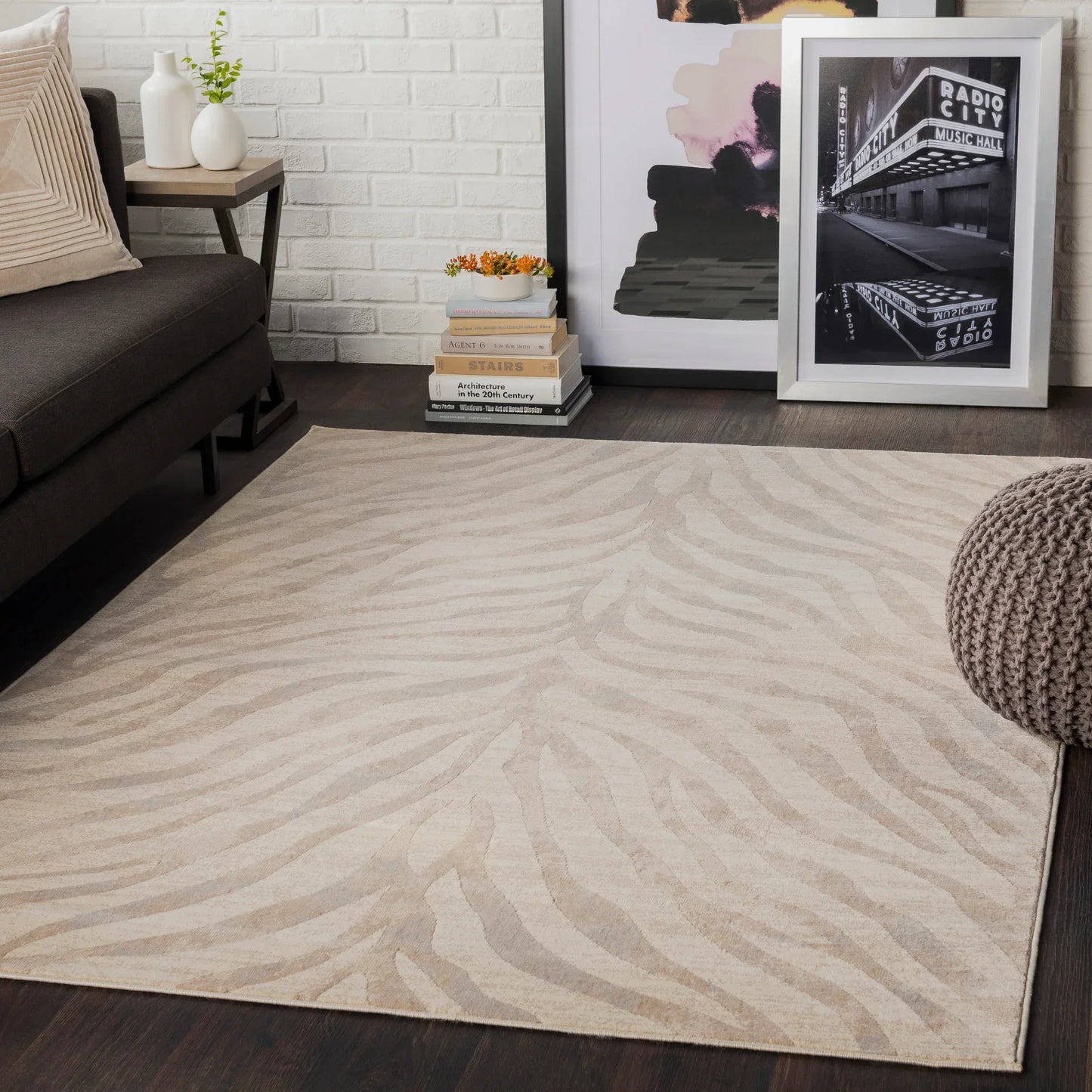 City Machine Woven Rug Livabliss City