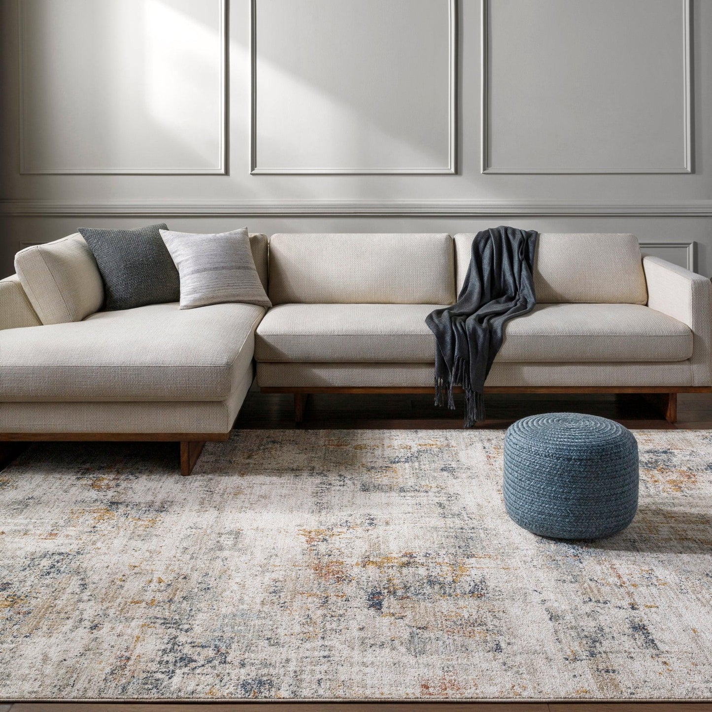 Beckham Machine Woven Rug Livabliss Beckham