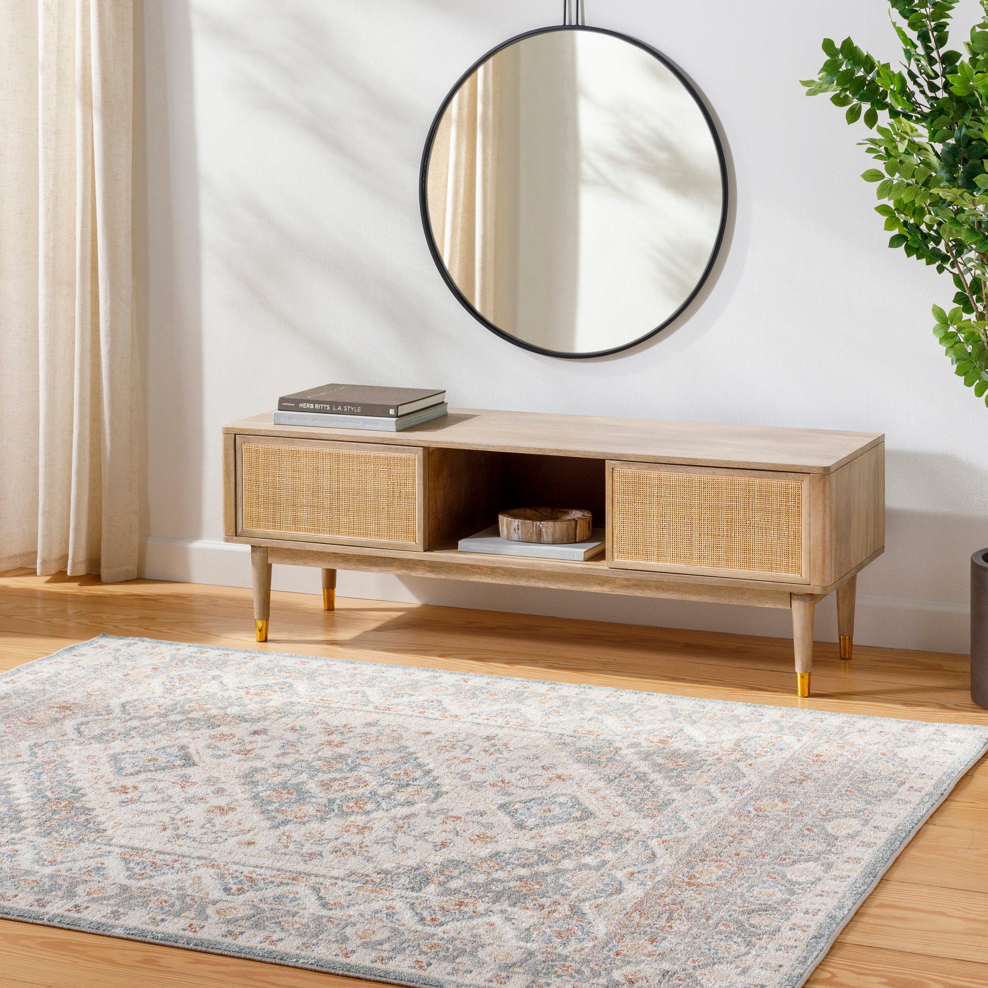 Santana Machine Woven Rug Livabliss Santana