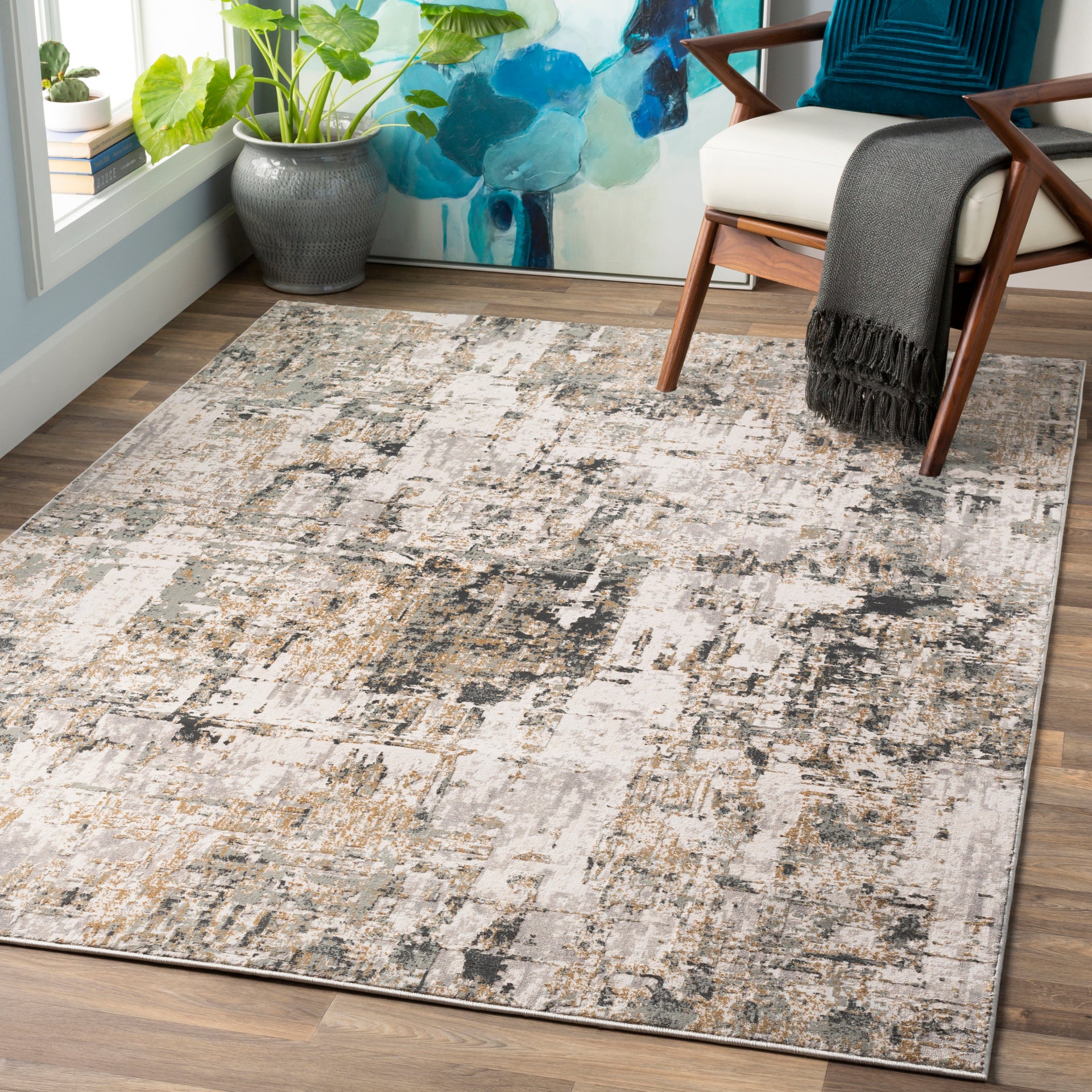 Quatro Machine Woven Rug Livabliss Quatro