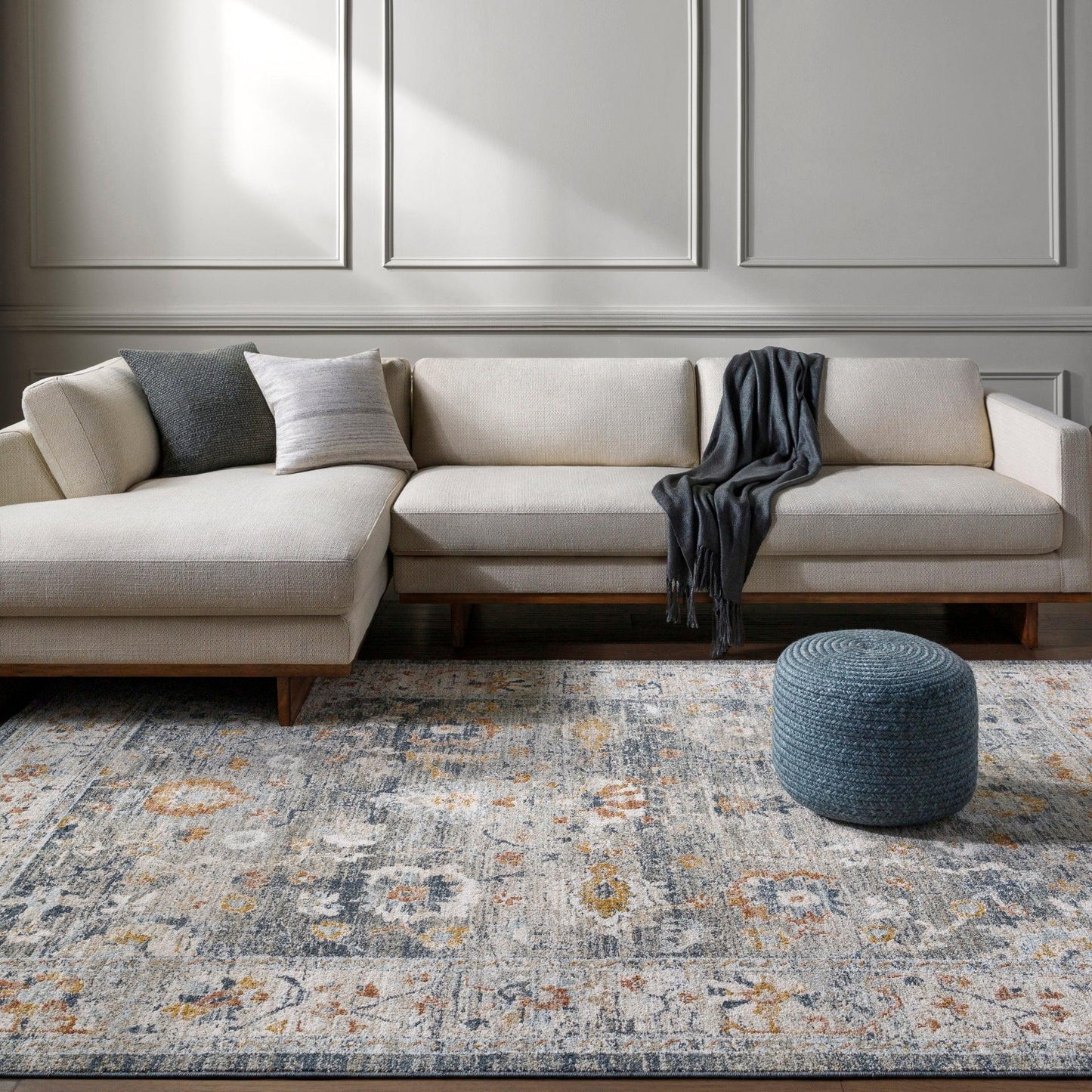 Beckham Machine Woven Rug Livabliss Beckham