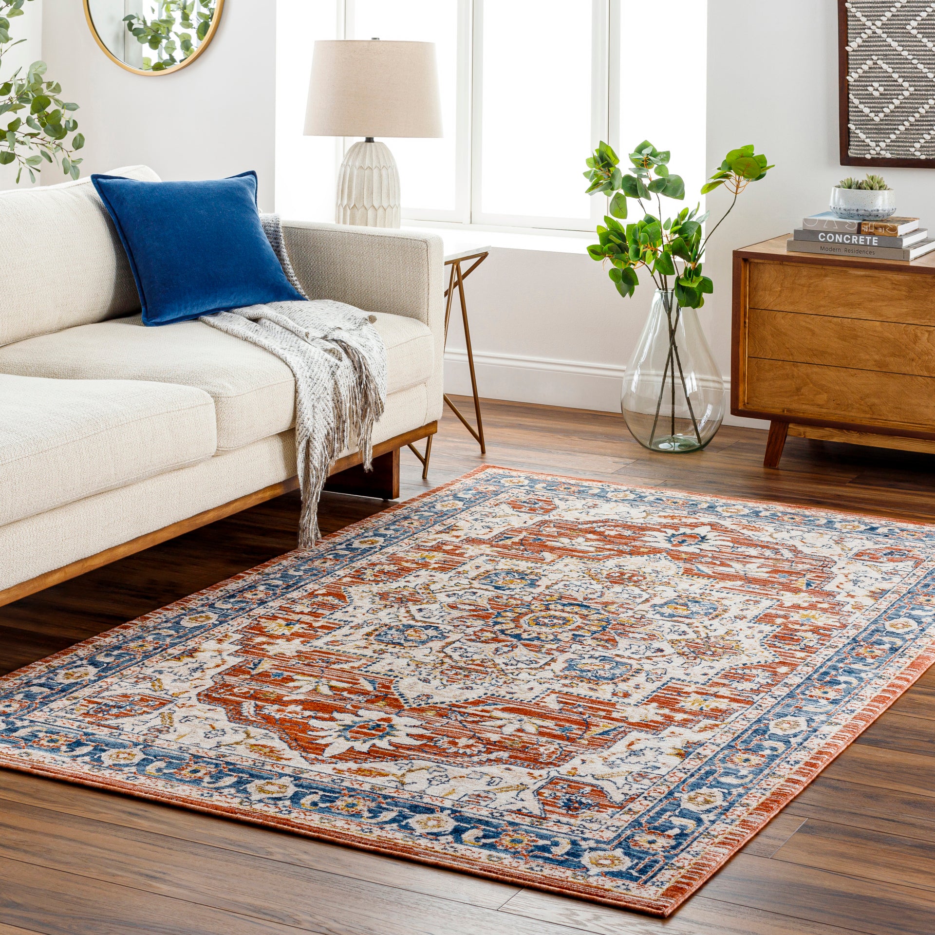 Truva Machine Woven Rug Livabliss Truva