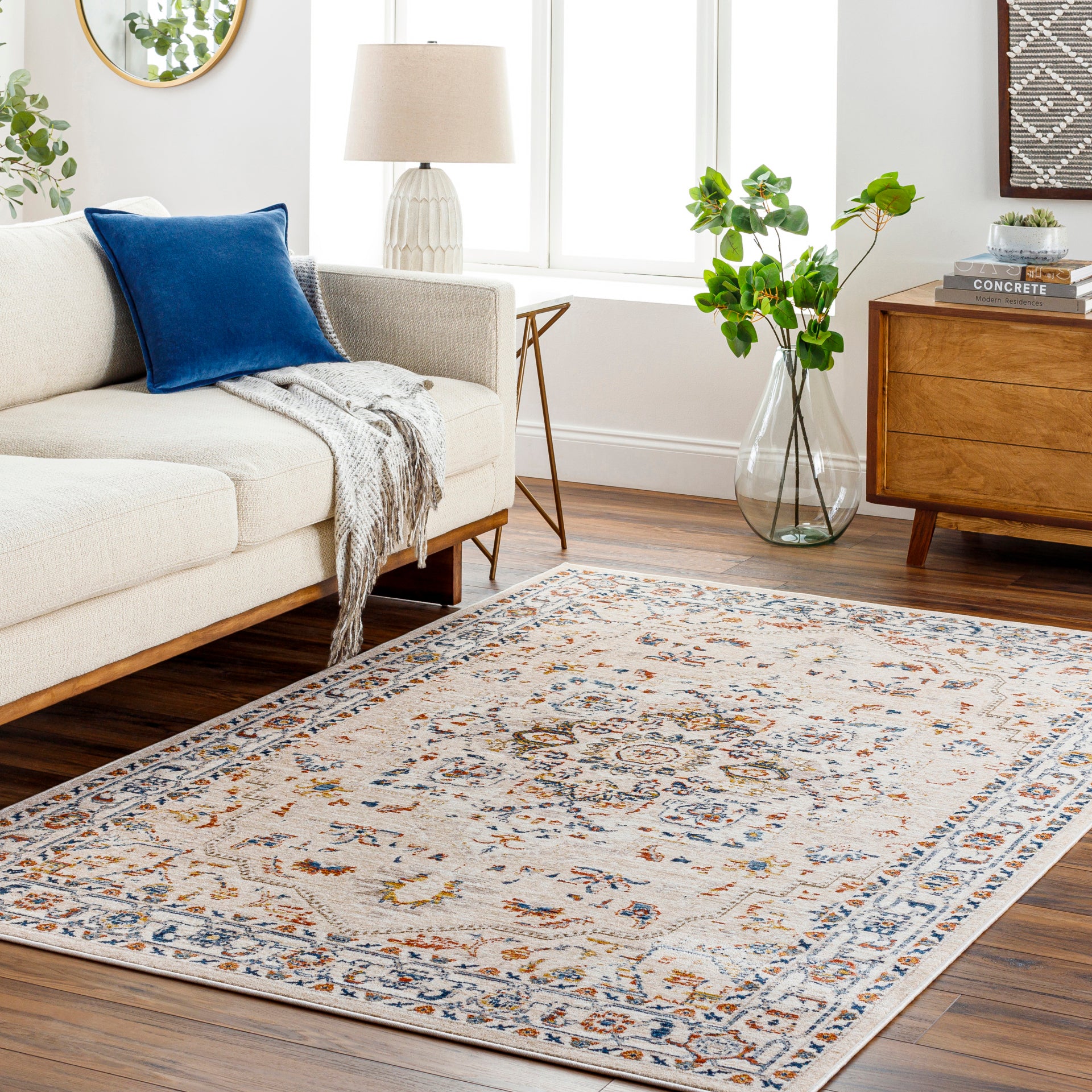 Truva Machine Woven Rug Livabliss Truva