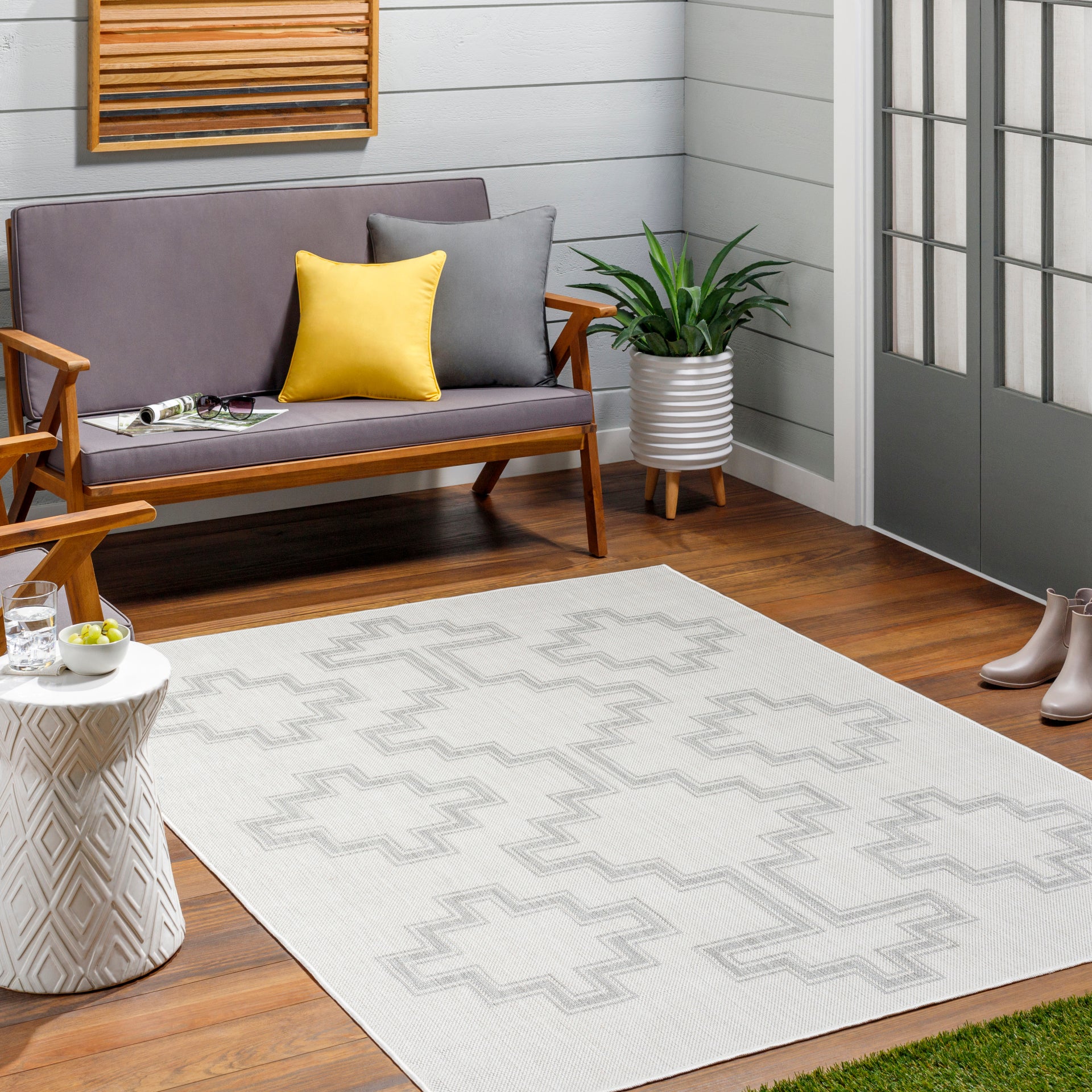 Long Beach Machine Woven Rug Livabliss Long Beach