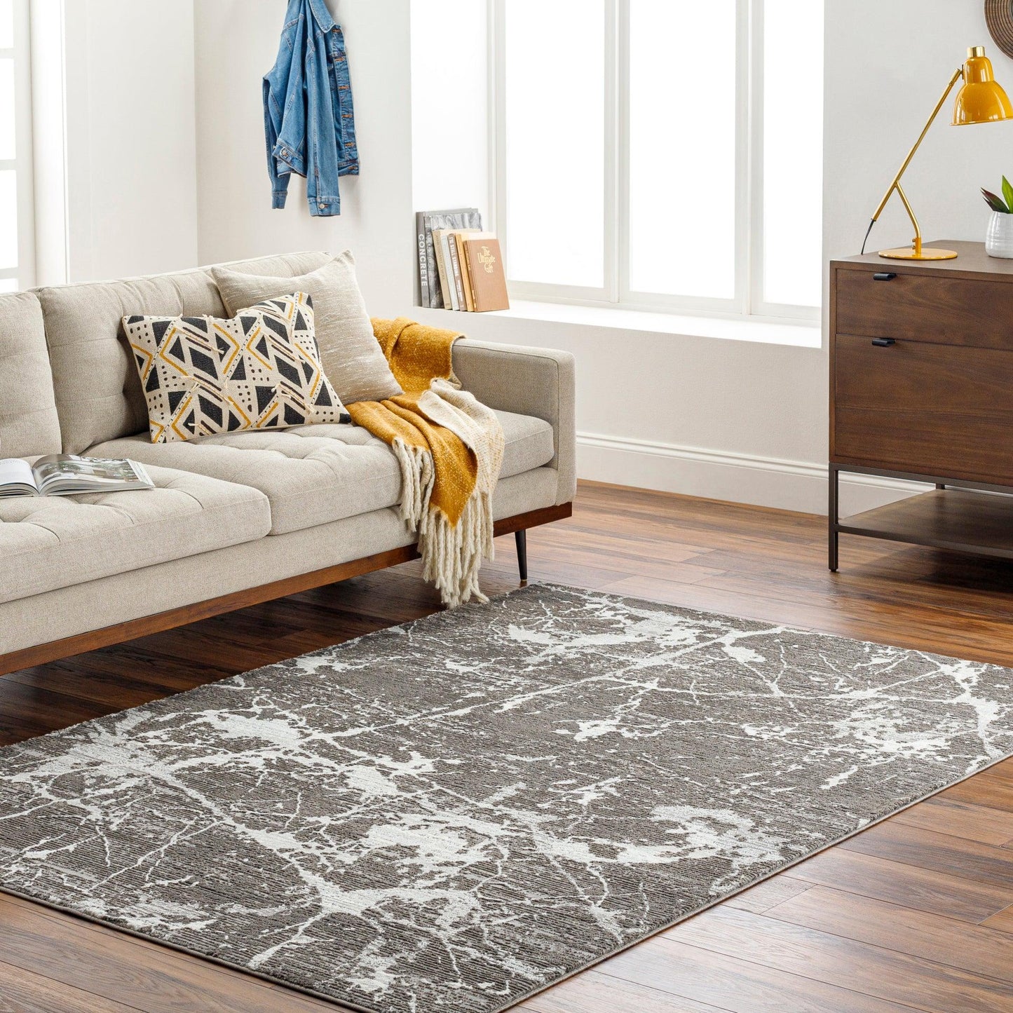 Alder Machine Woven Rug Livabliss Alder