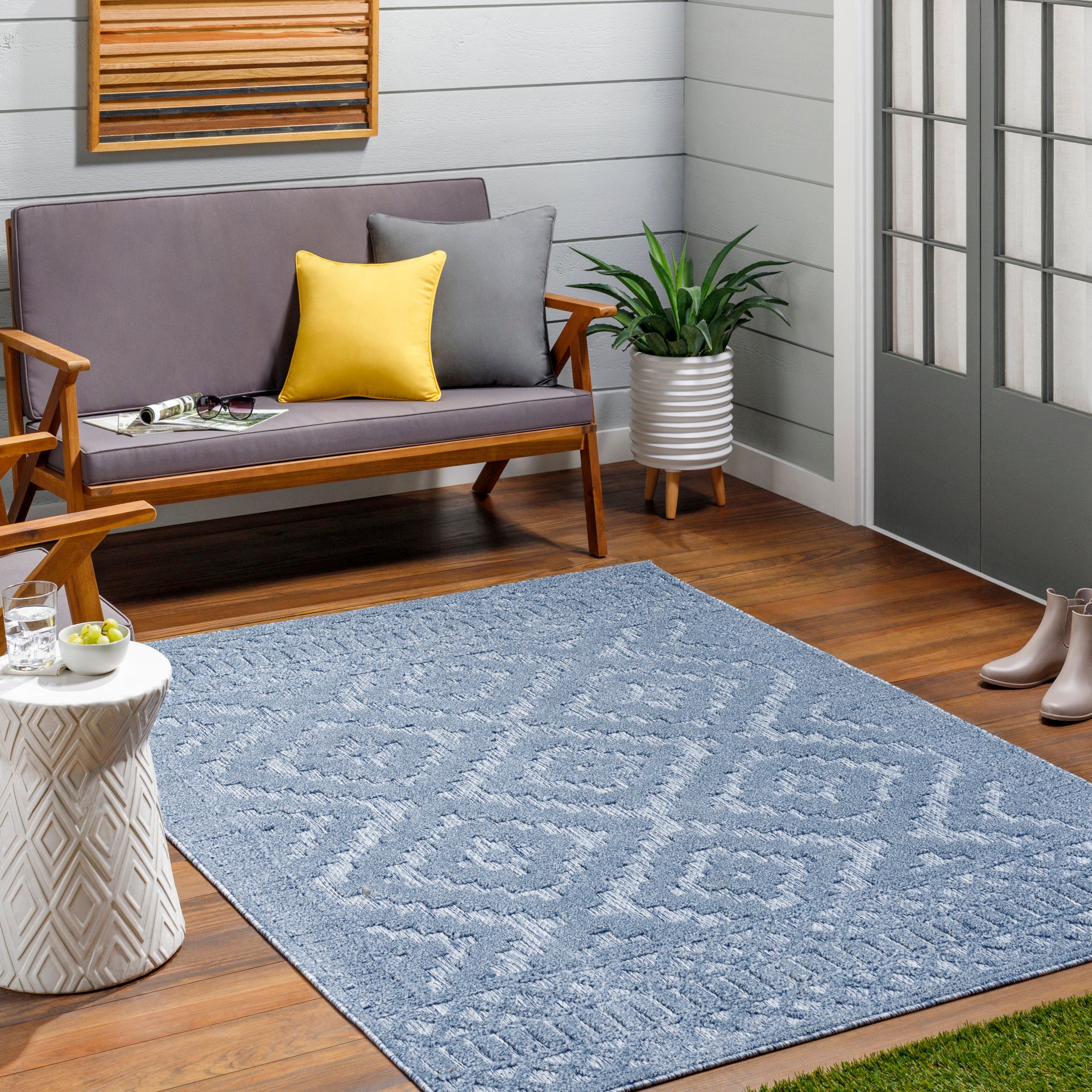 San Diego Machine Woven Rug Livabliss San Diego