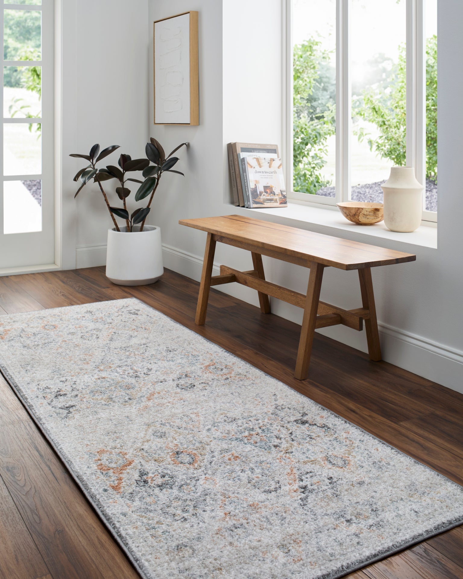 Harput Machine Woven Rug Livabliss Harput